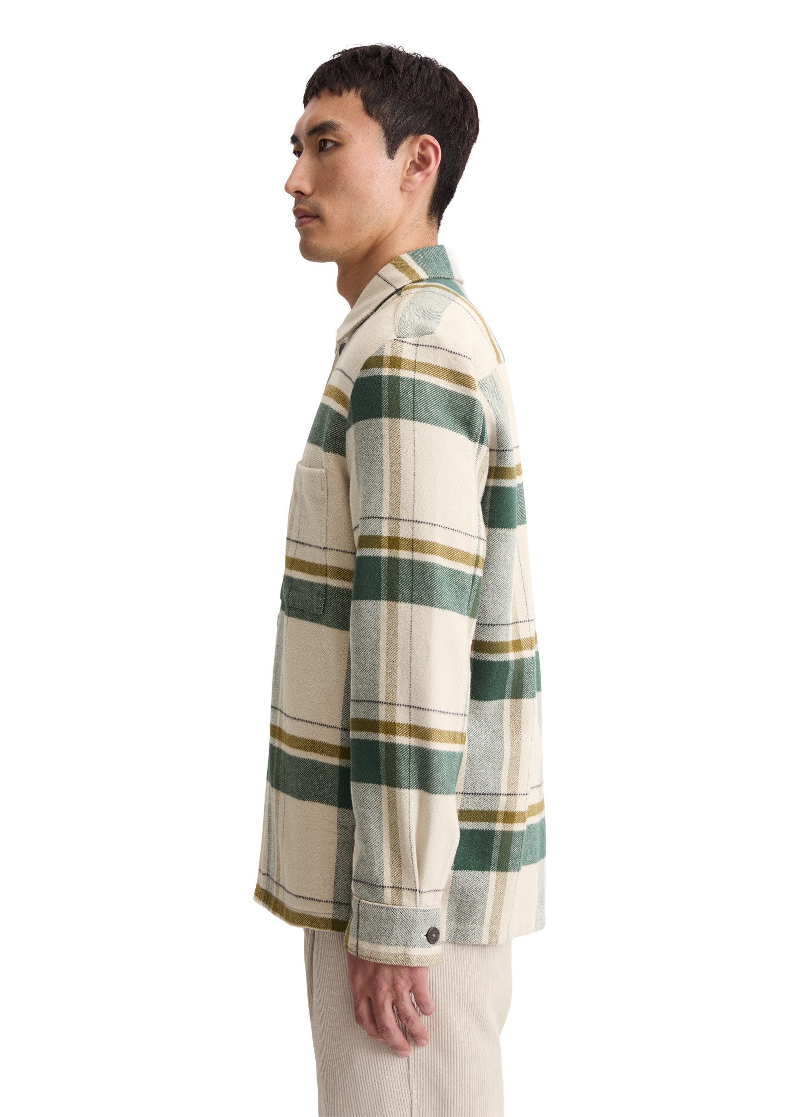 Marc O'Polo Kurzjacke aus weichem Bio-Baumwoll-Flanell günstig online kaufen