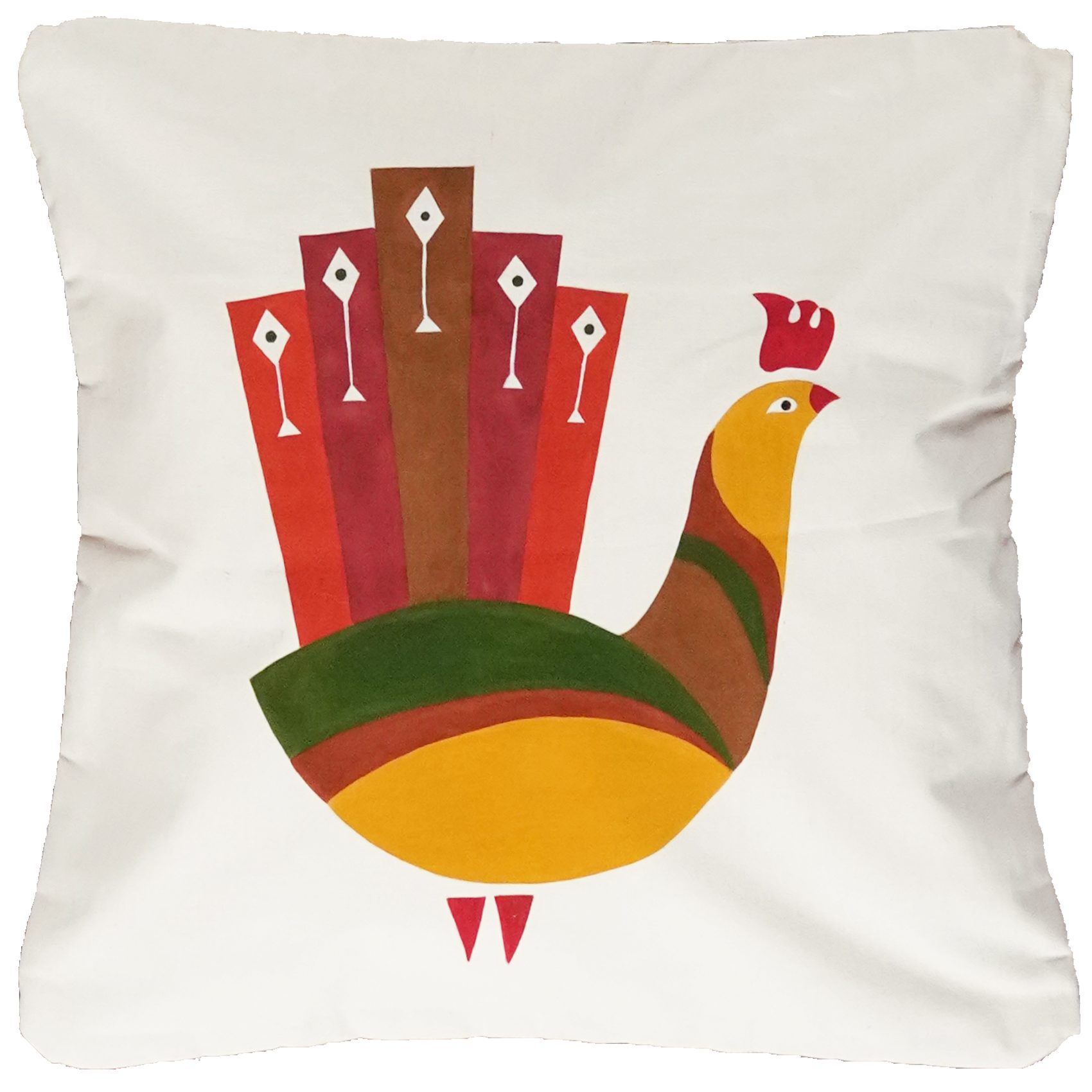 Rugtales Kissenbezüge Kelim Kissen 50x50cm, Handgemachtes Unikat, nachhaltig und fair gefertigt