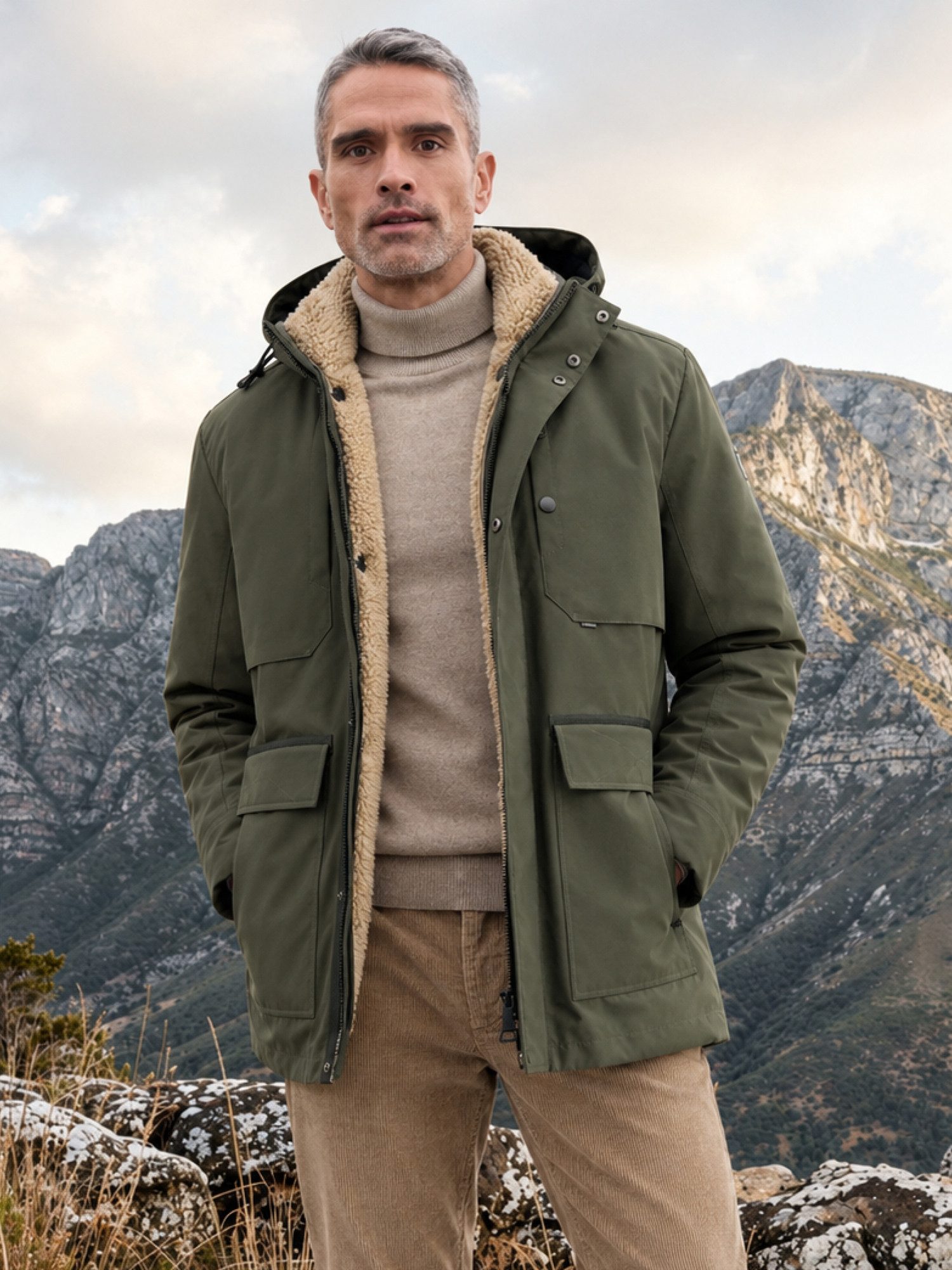 LERROS Parka 2in1 Jacke im Parka-Style, wind- und wasserabweisend