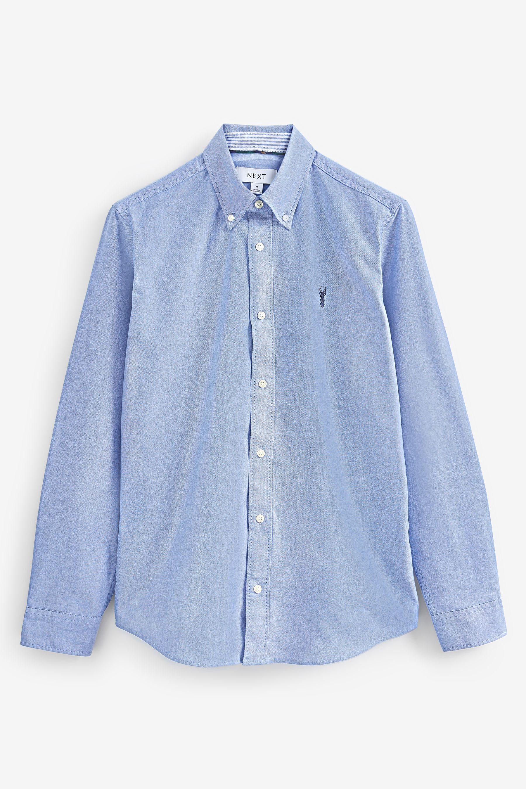 Next Langarmhemd Langärmeliges Slim Fit Oxfordhemd günstig online kaufen
