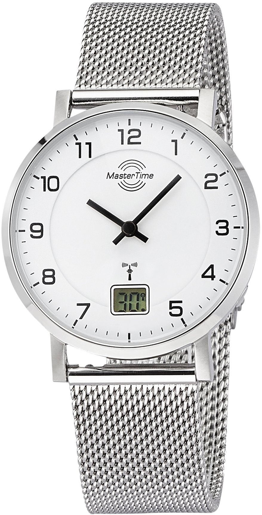 MASTER TIME Funkuhr Advanced, MTLS-10740-12M, Armbanduhr, Quarzuhr, Damenuhr, Datum