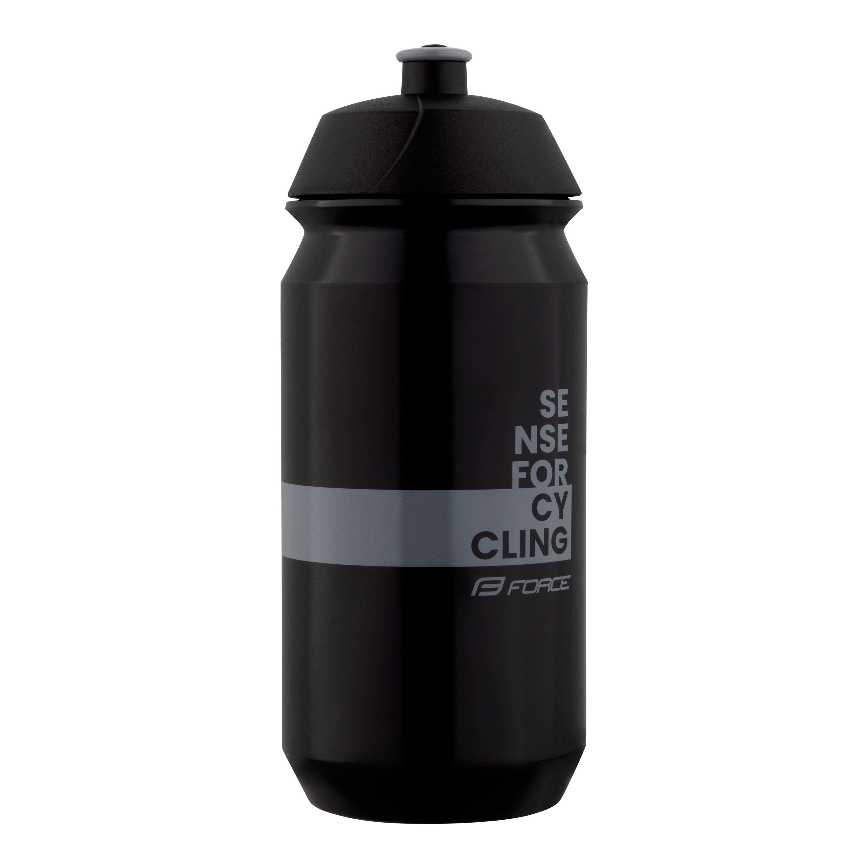 FORCE Trinkflasche Force Flasche Fine 0.5 l Schwarz