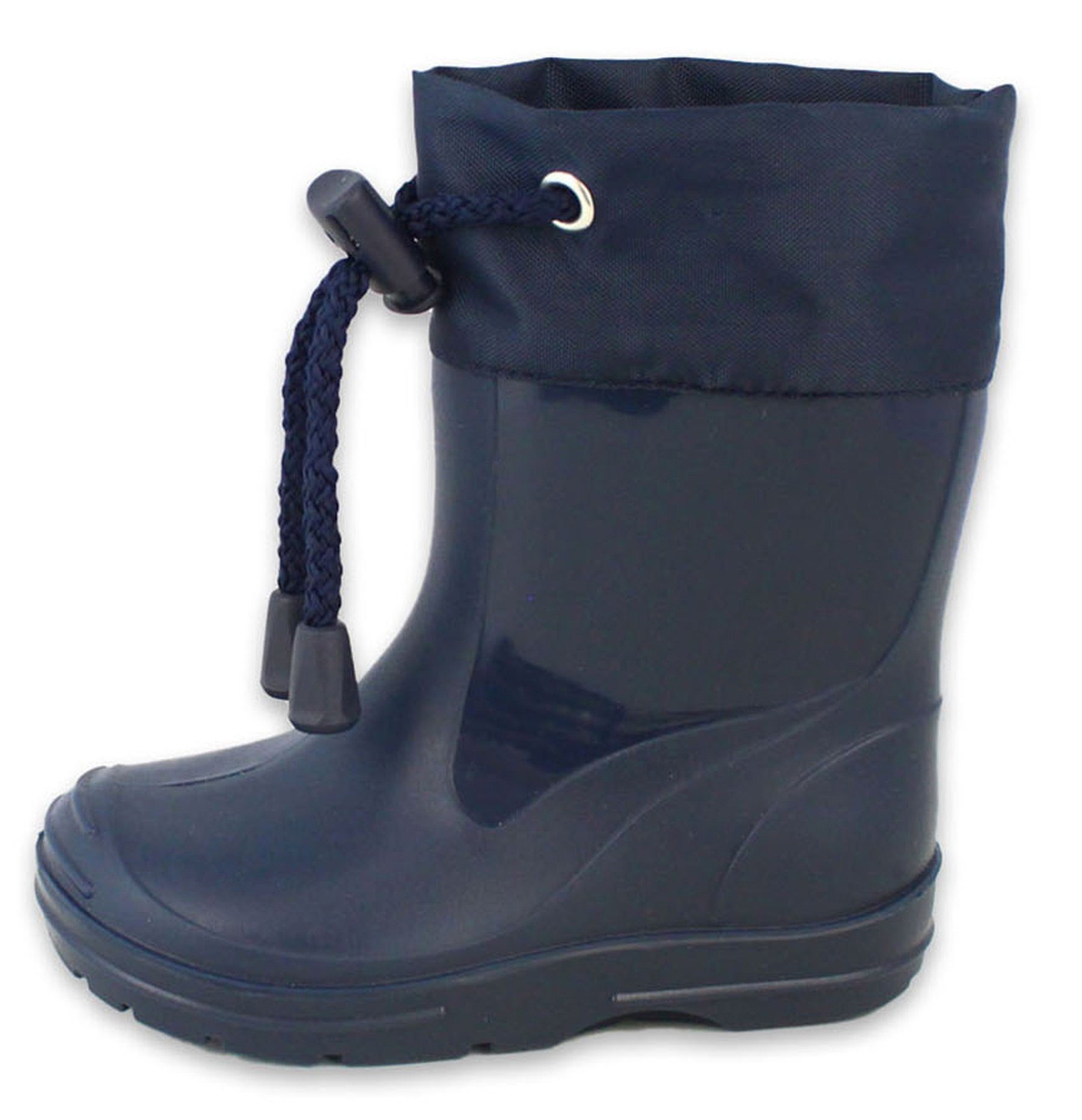 Kleinkinder Regenstiefel Basic mit leichtem Warmfutter Gummistiefel