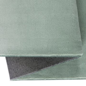 Teppich Modern flauschiger Teppich in schönem hellgrün, Teppich-Traum, rechteckig, Höhe: 16 mm