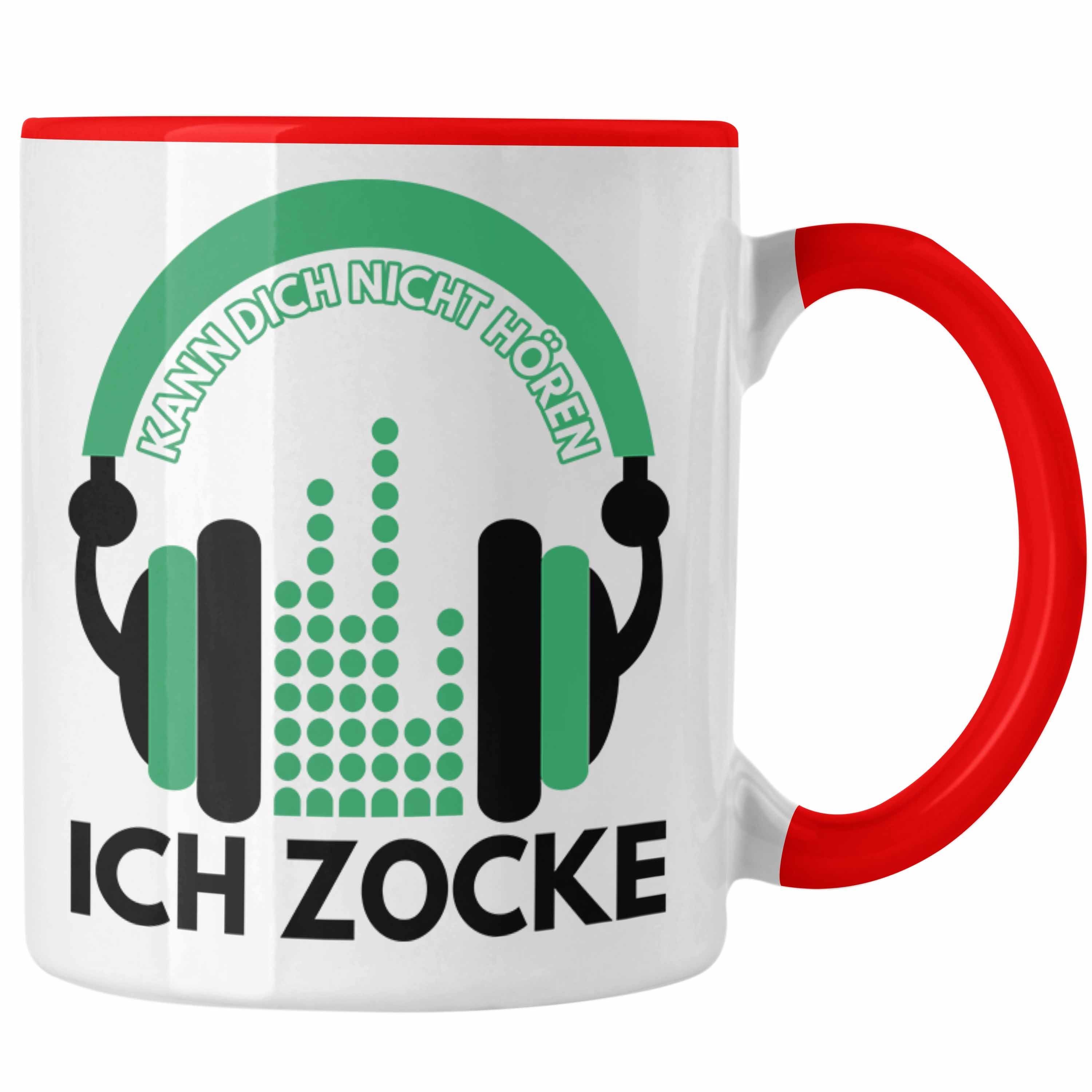 Ich Hören Nicht Geschenk Rot Tasse Tasse Gamer Gamergirl Kann Zocke Trendation - Trendation Dich