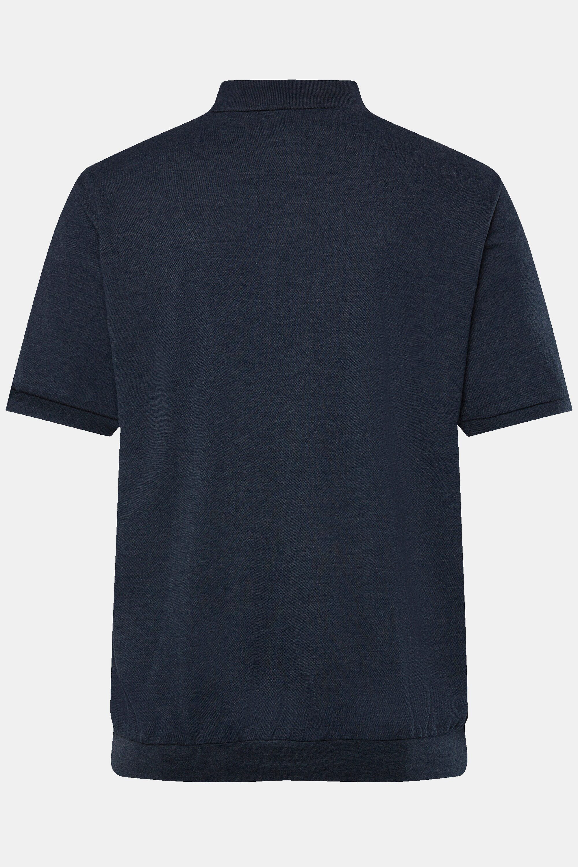 Men Plus Poloshirt Poloshirt Bauchfit Basic Piqué Halbarm