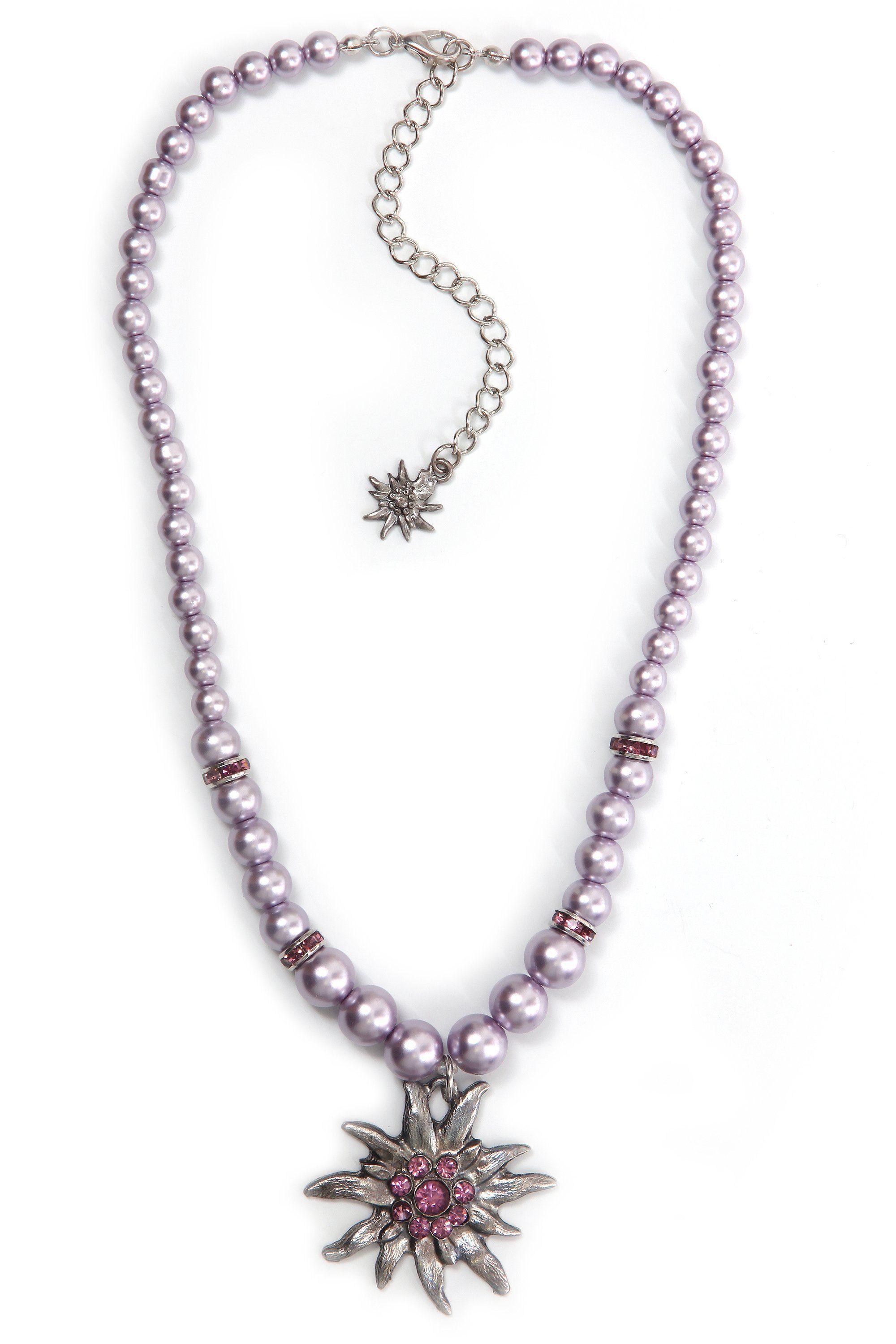 Allgäu Rebell Collier Elenia, mit Edelweiß Anhänger