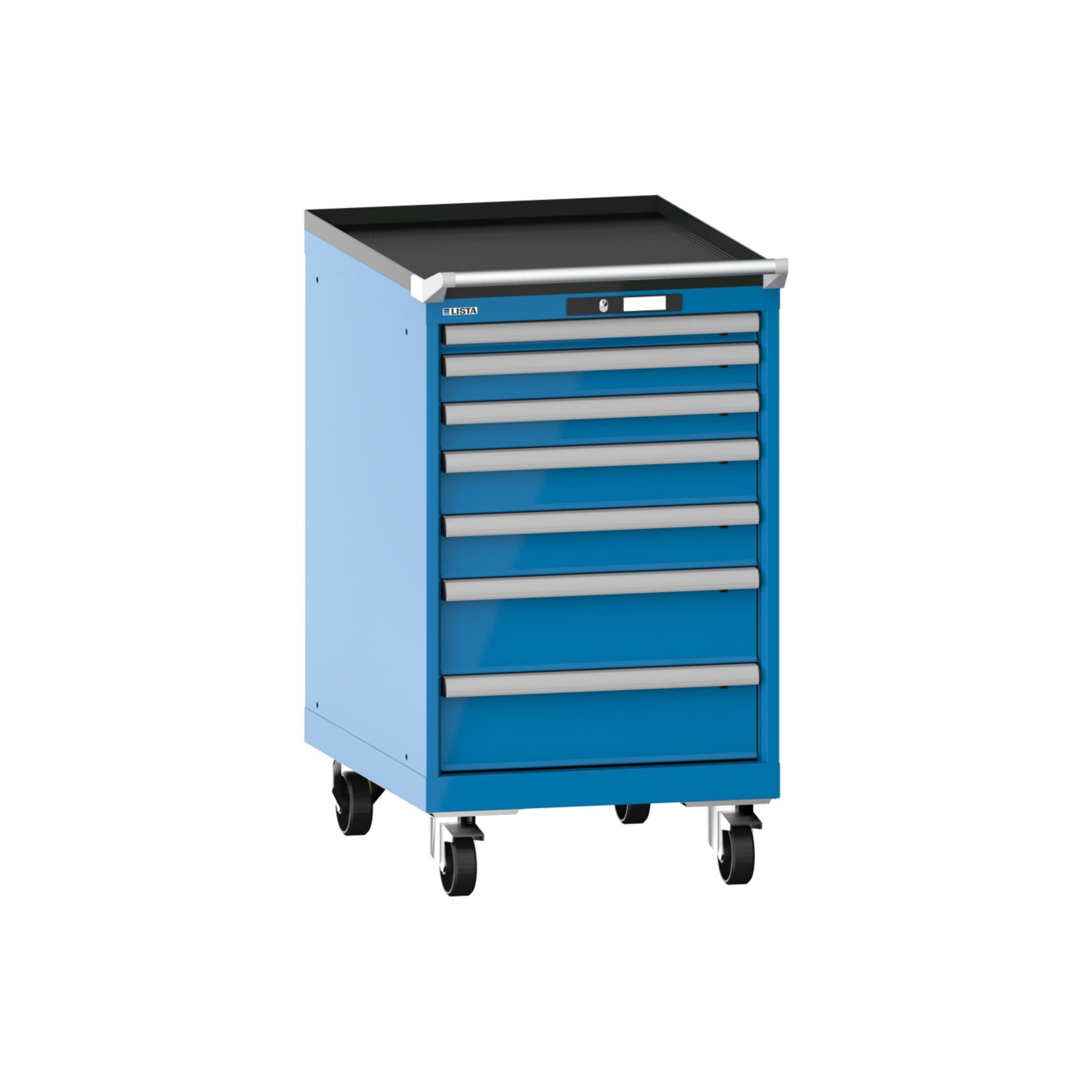 LISTA Werkzeugschrank Lista Schubladenschrank mobil 27x36E (BxTxH) 564x725x990mm KEY Lock R5