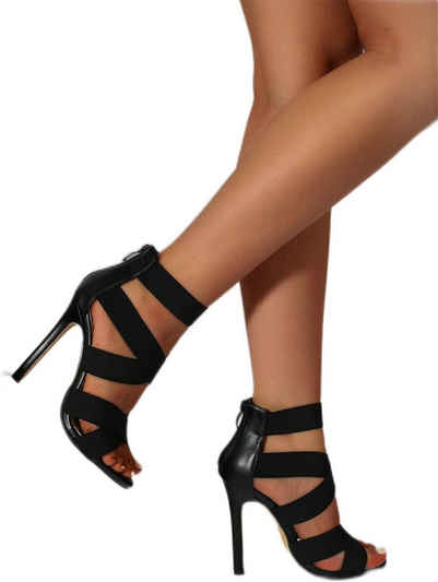 ZWY Frauen Sandalen Sommer Schuhe High Heels Mode Party Ankle Stiefel Sandalette