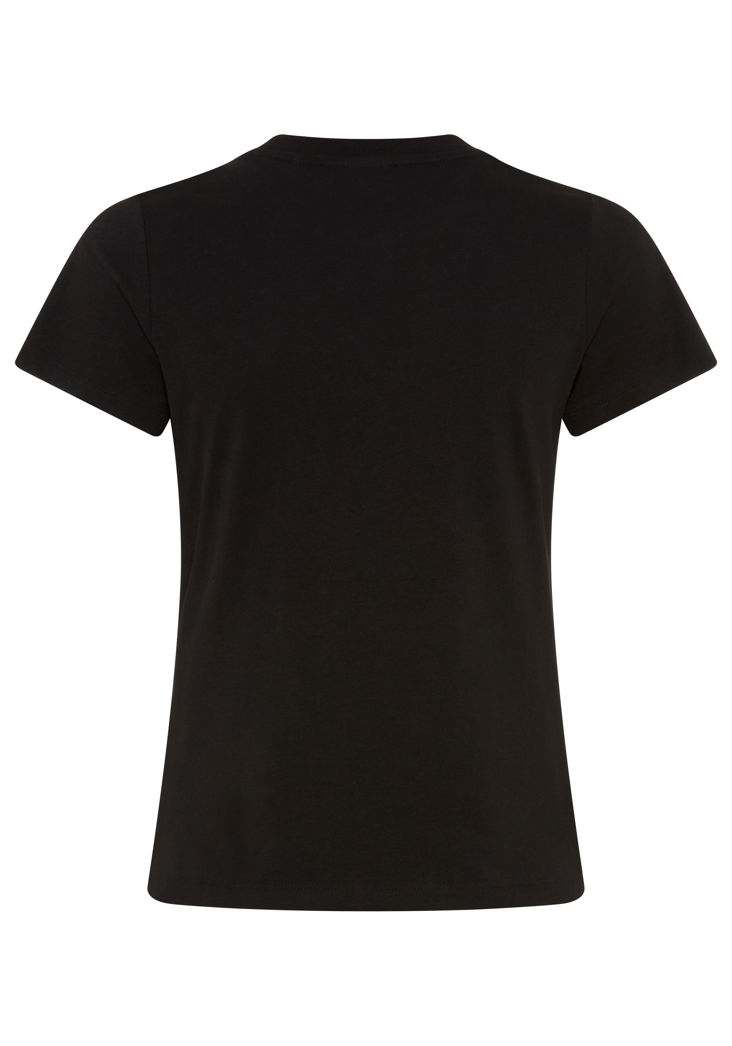 HUGO T-Shirt Damatee mit Logoschriftzug, reine Baumwolle