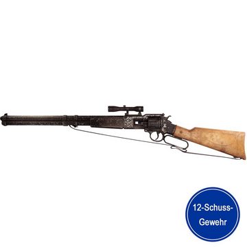 Sohni Wicke Blaster Cowboy Gewehr 76 cm 12-Schuss Western-Gewehr Used-Look Zielfernrohr