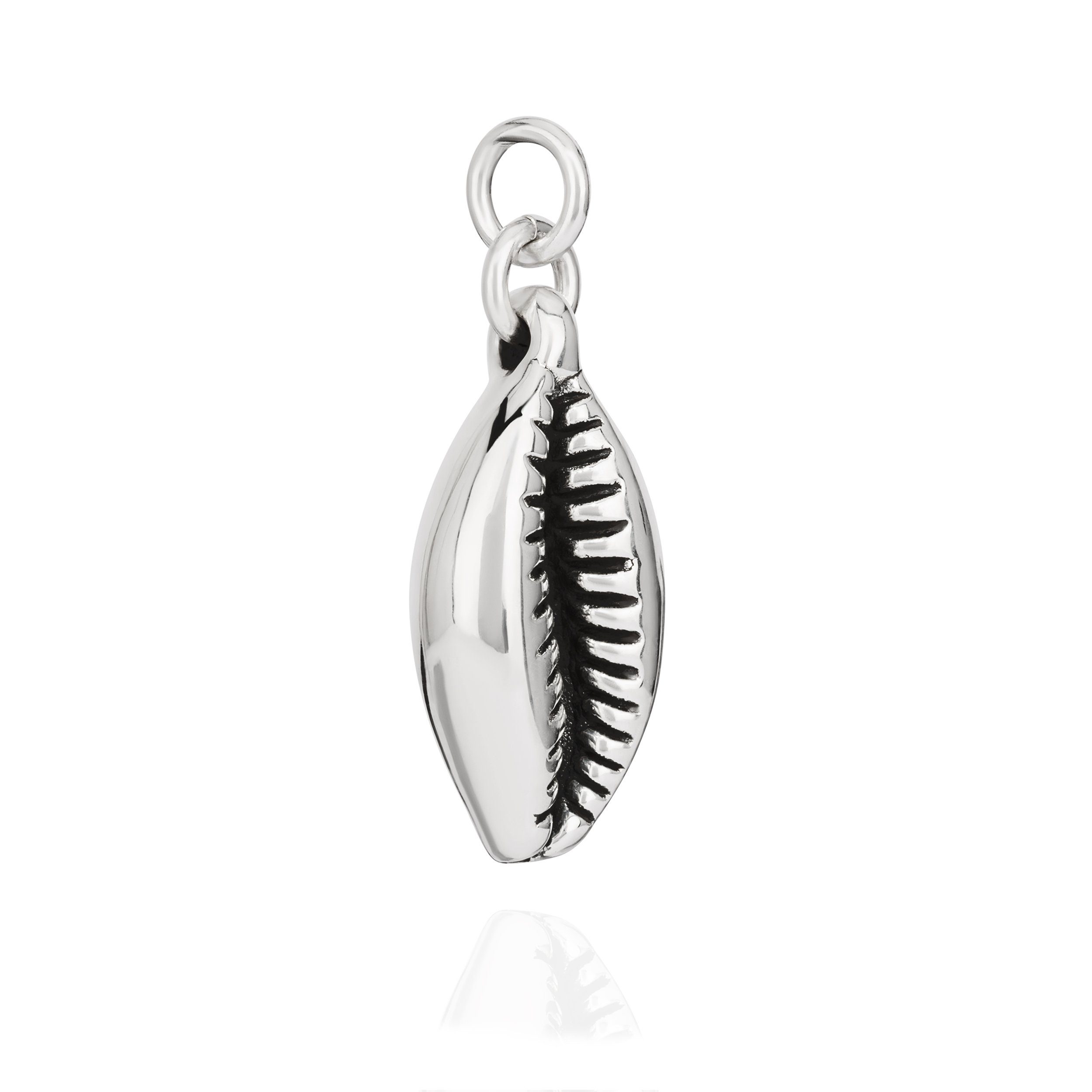Kettenanhänger Kettenanhänger Muschel 925 Silber 31x14mm Maritim