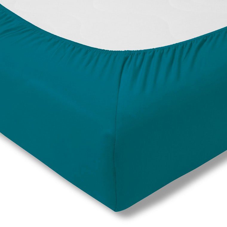 Estella Spannbettlaken Jersey-Stretch-Spannbetttuch, Jersey-Elasthan, Gummizug: rundum, (1 Stück), Der Maßanzug für die Matratze – Bild 2 von 3