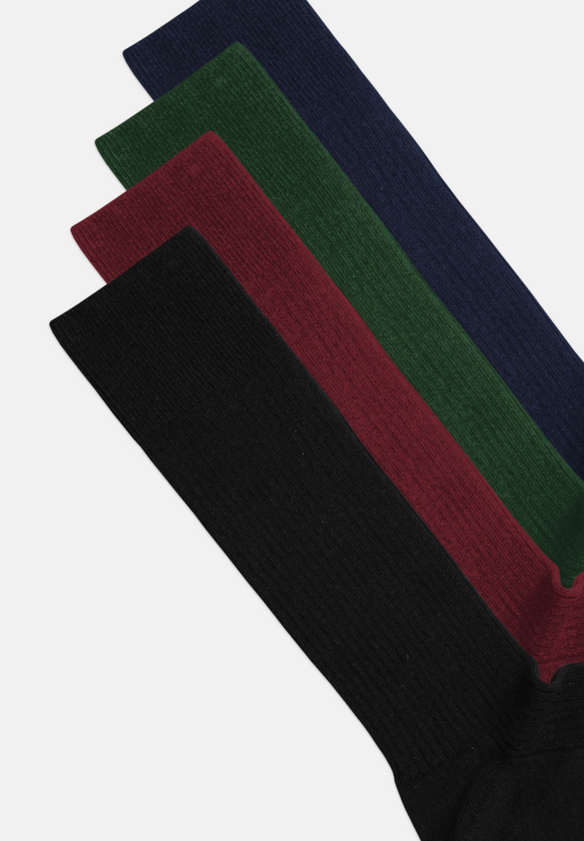 DillySocks Basicsocken Premium Ribbed Collection aus nachhaltiger Baumwolle, recyceltes Polyamid