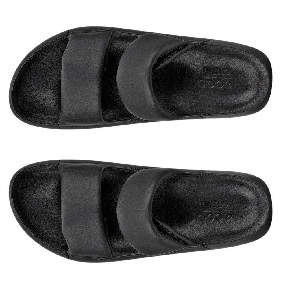 Ecco Cozmo Pf Cross Sling (Vollnarbenleder) schwarz Damen Sandale