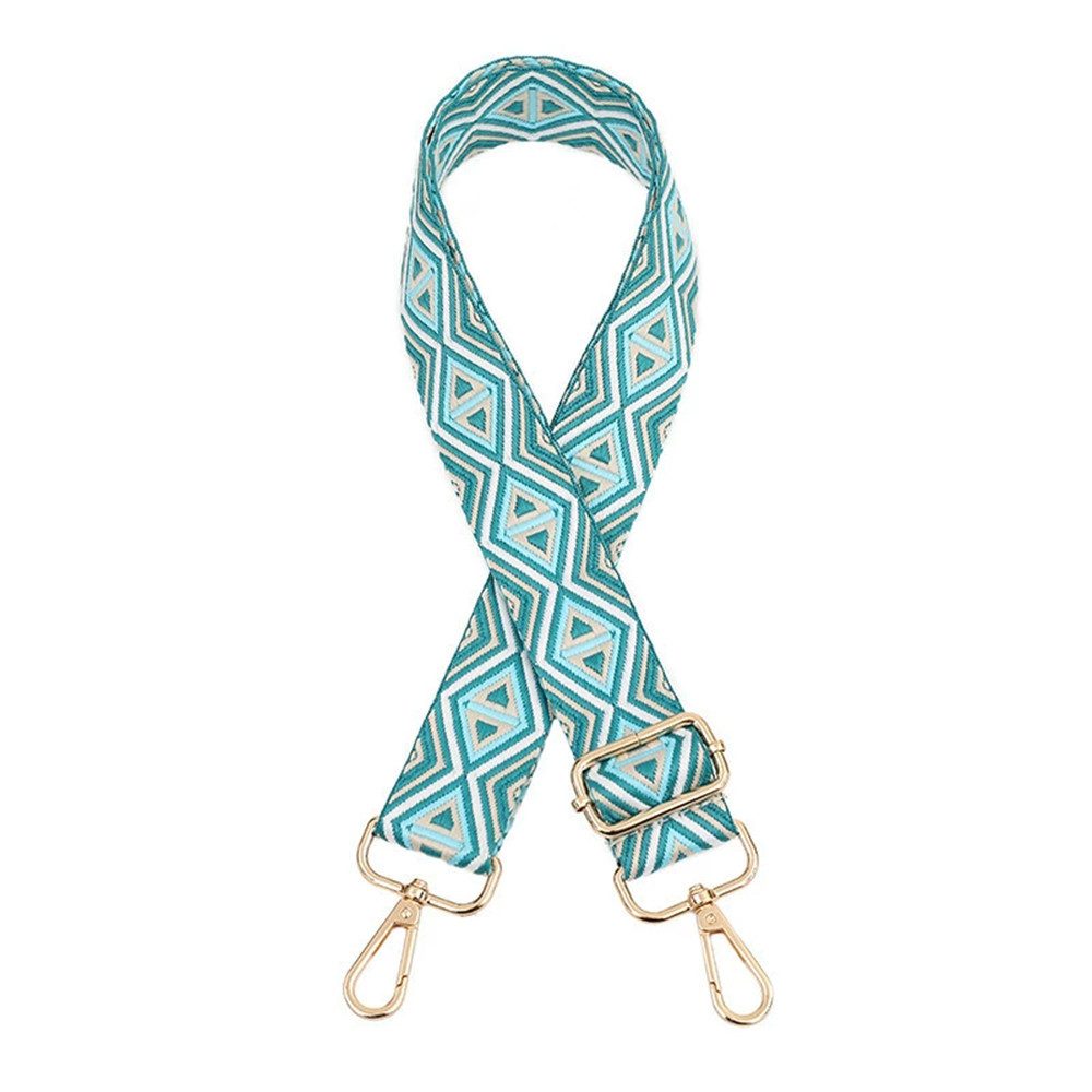 Agger Schulterriemen Taschengurt für Damen & Herren,Verstellbarer Schultergurt,3.8cm Breit Bohemian Style,Schulterriemen für Handtaschen Damen