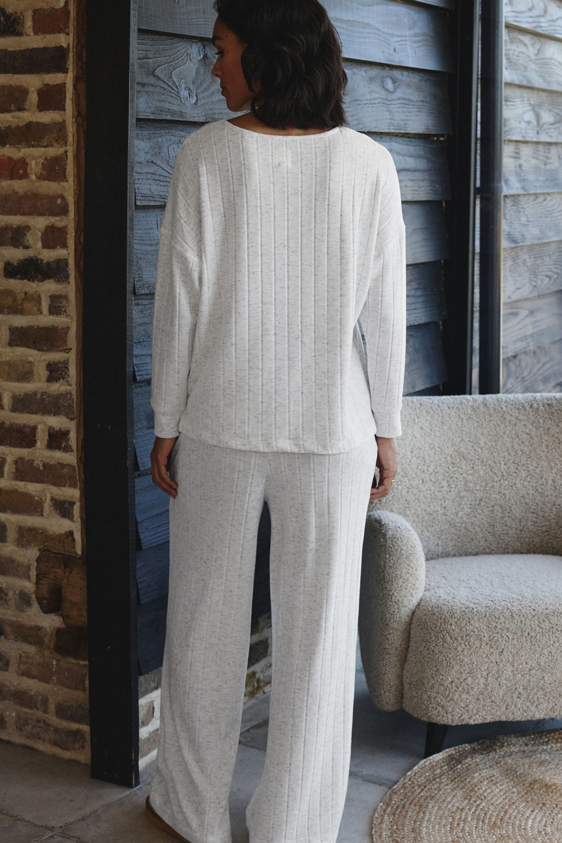 Next Pyjama Langärmeliger, gemütlicher Schlafanzug, Kurzgröße günstig online kaufen