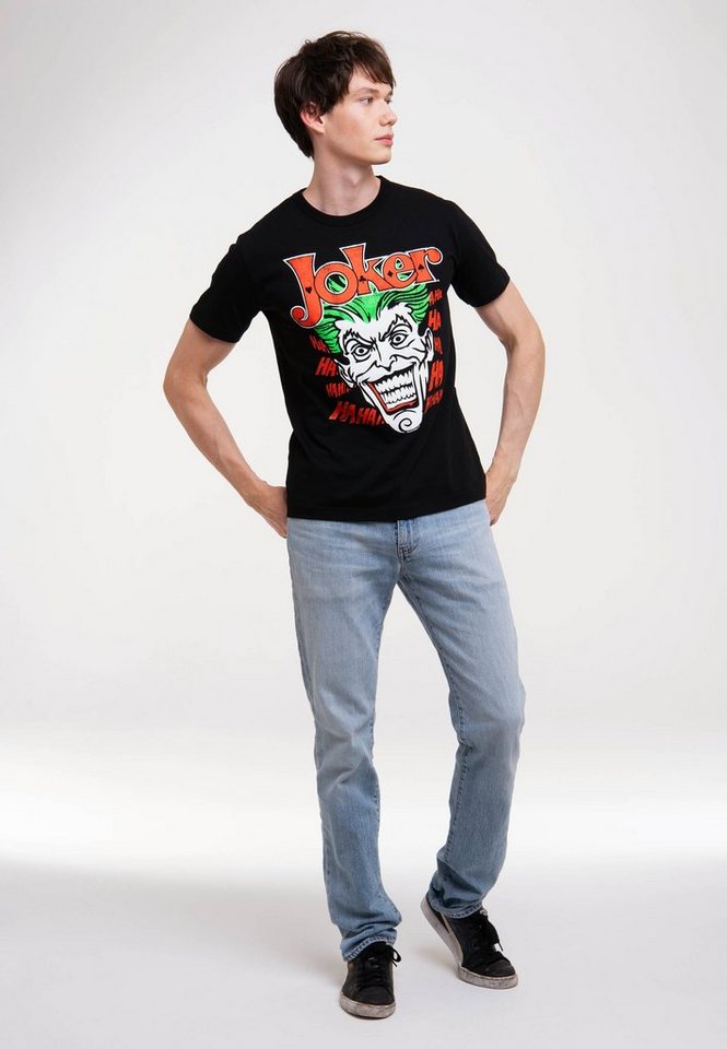 LOGOSHIRT T-Shirt Joker - Batman mit coolem Aufdruck