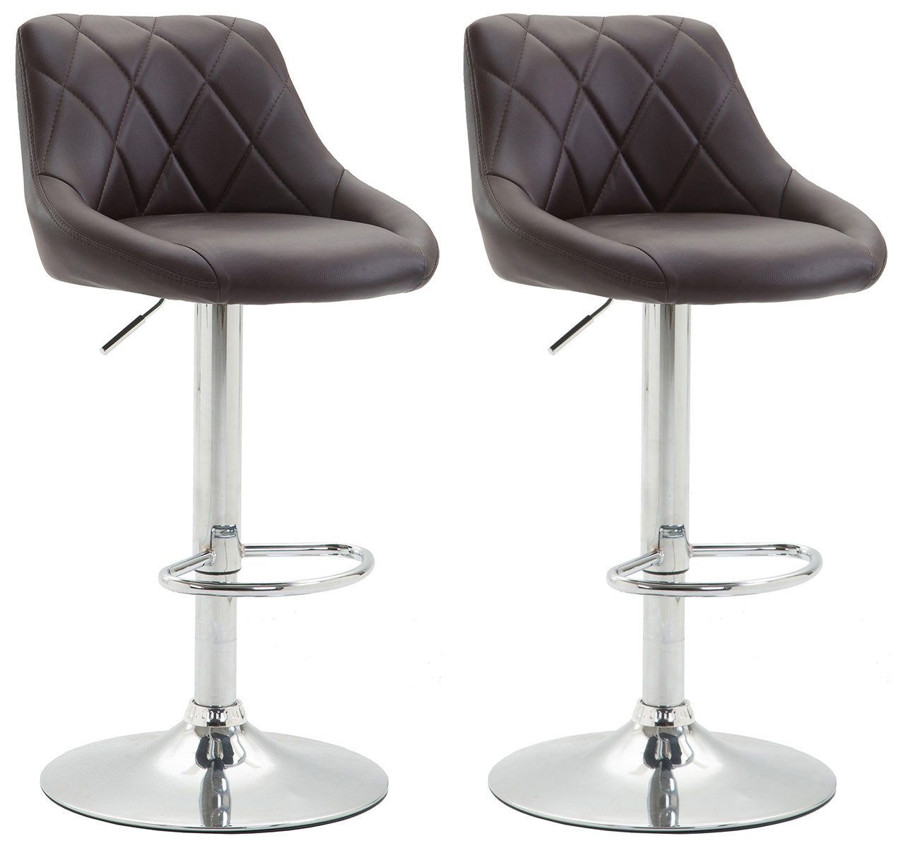 Barhocker 2er Set Barhocker Lazio Kunstleder