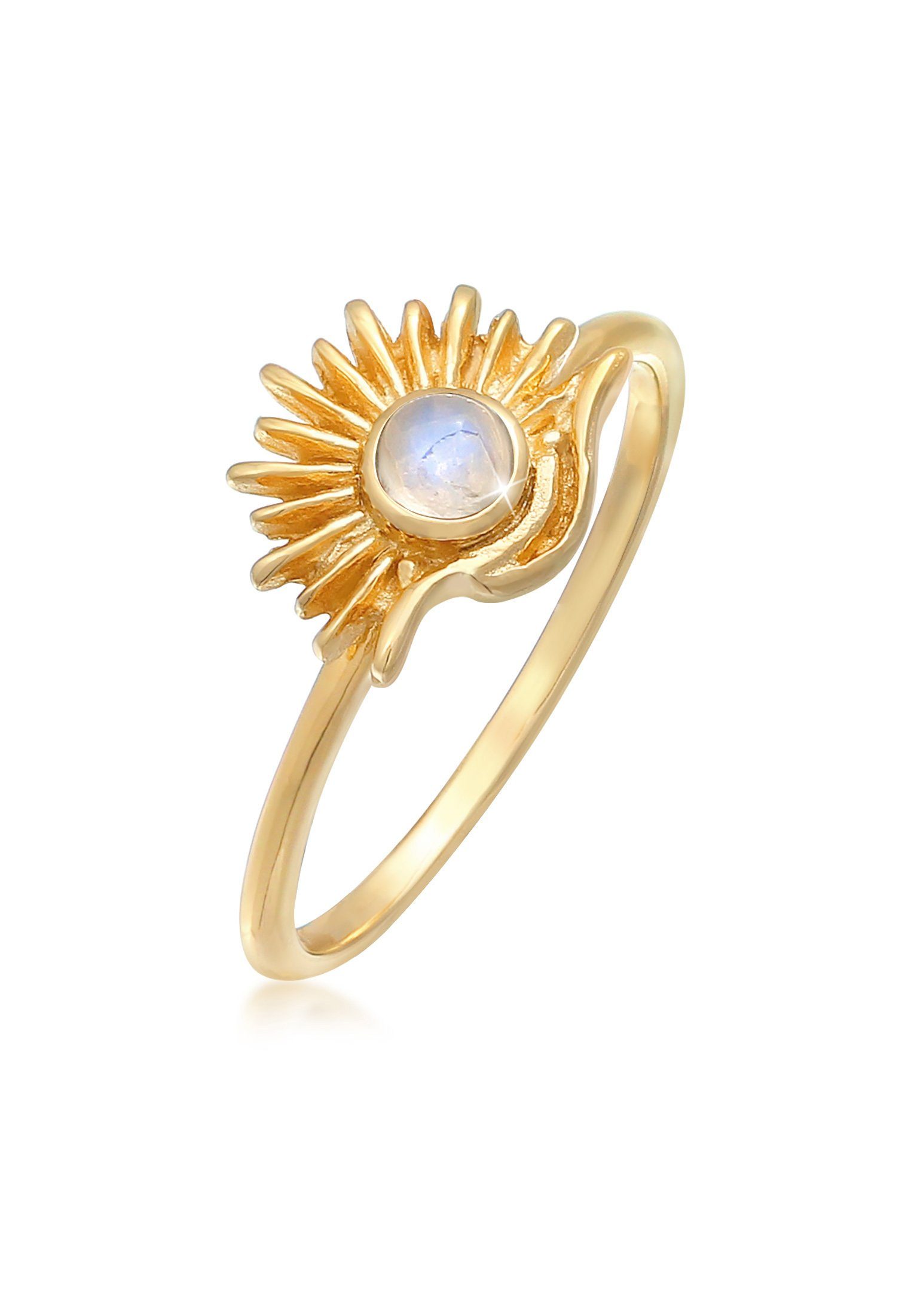 Fingerring Elli Mondstein Sonne Boho Style 925 Silber