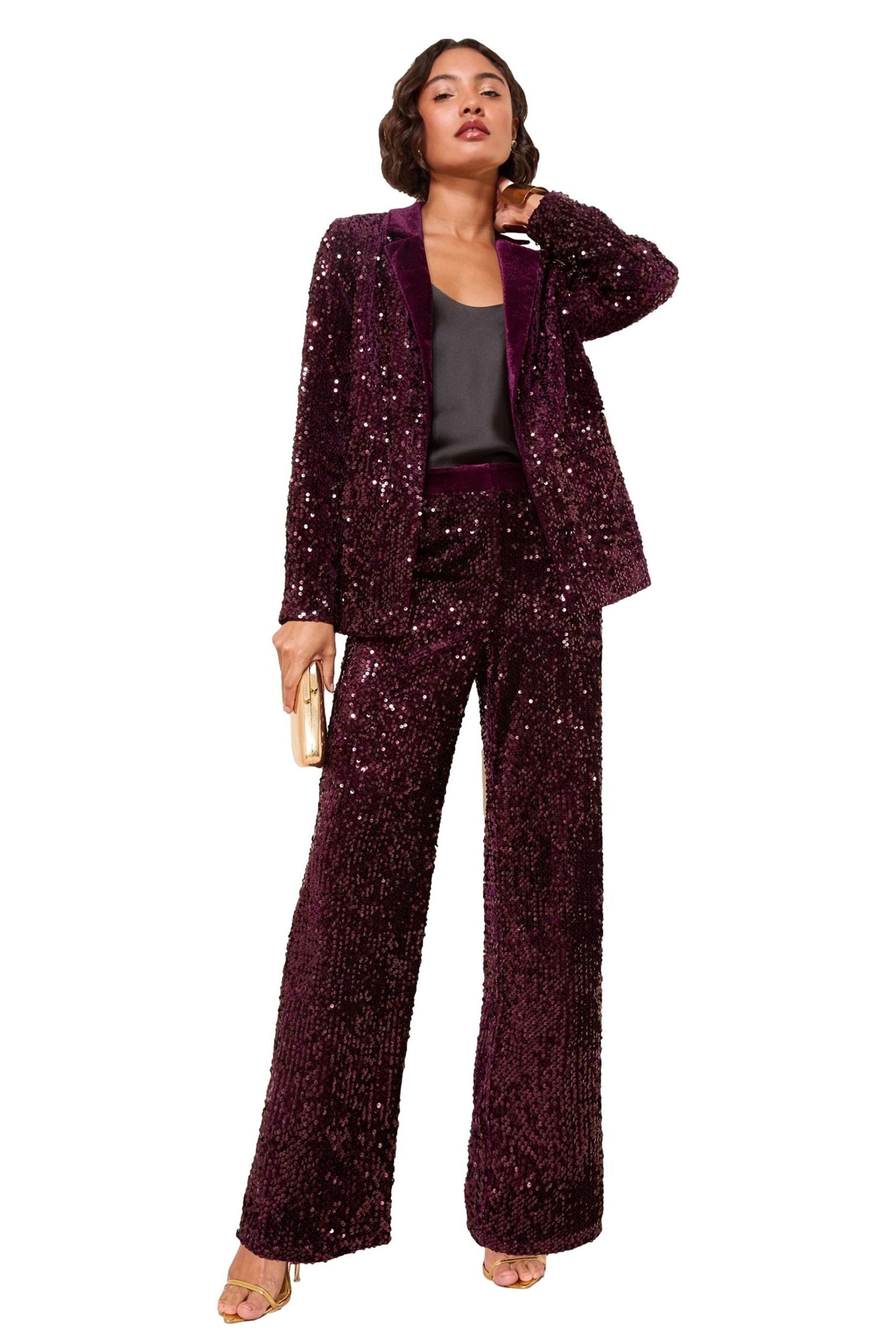 Friends Like These Jackenblazer Friends Like These Pailletten-Samtblazer, P günstig online kaufen