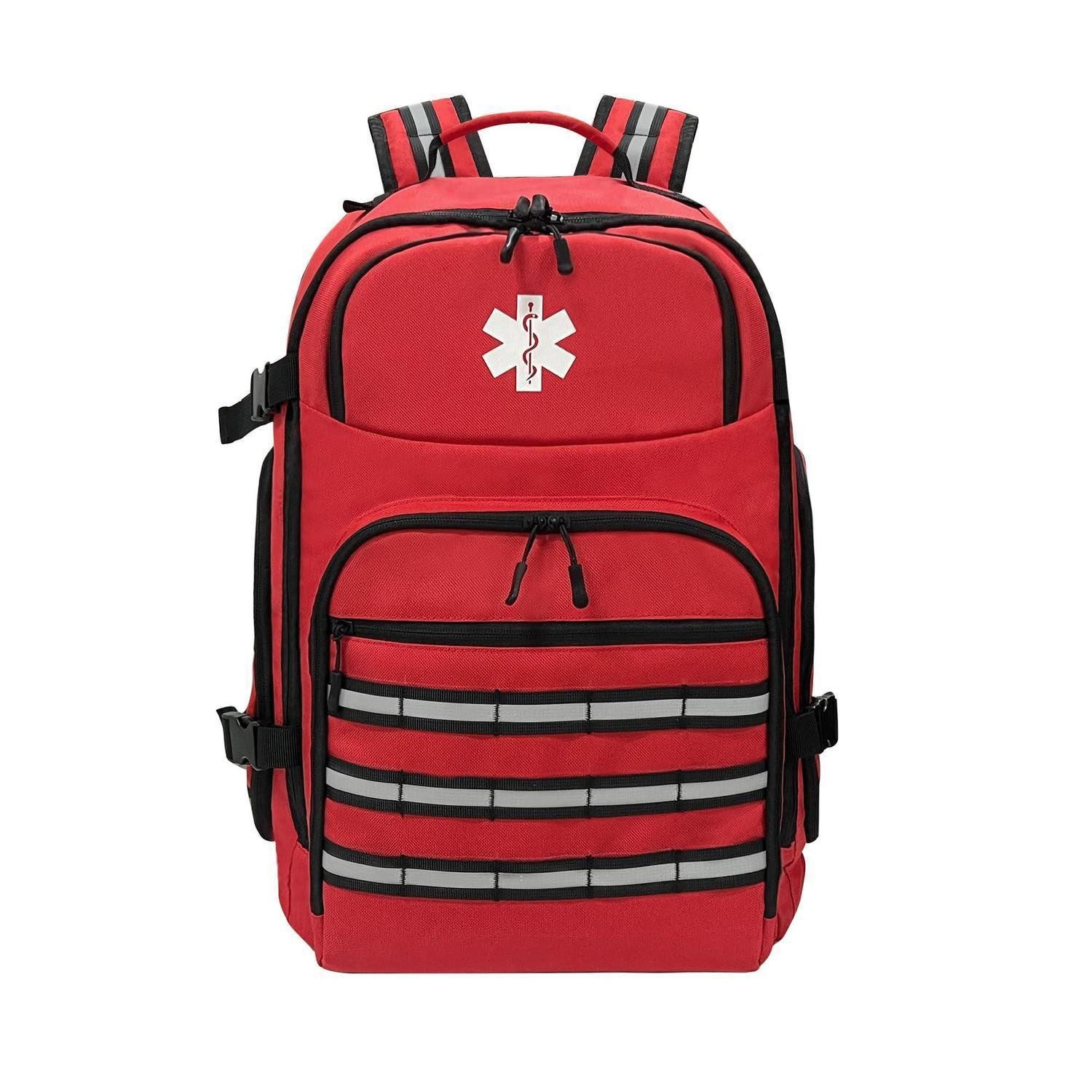 LuxusKollektion Erste-Hilfe-Set Erste-Hilfe-Rucksack Rot Leer Hohe Kapazität