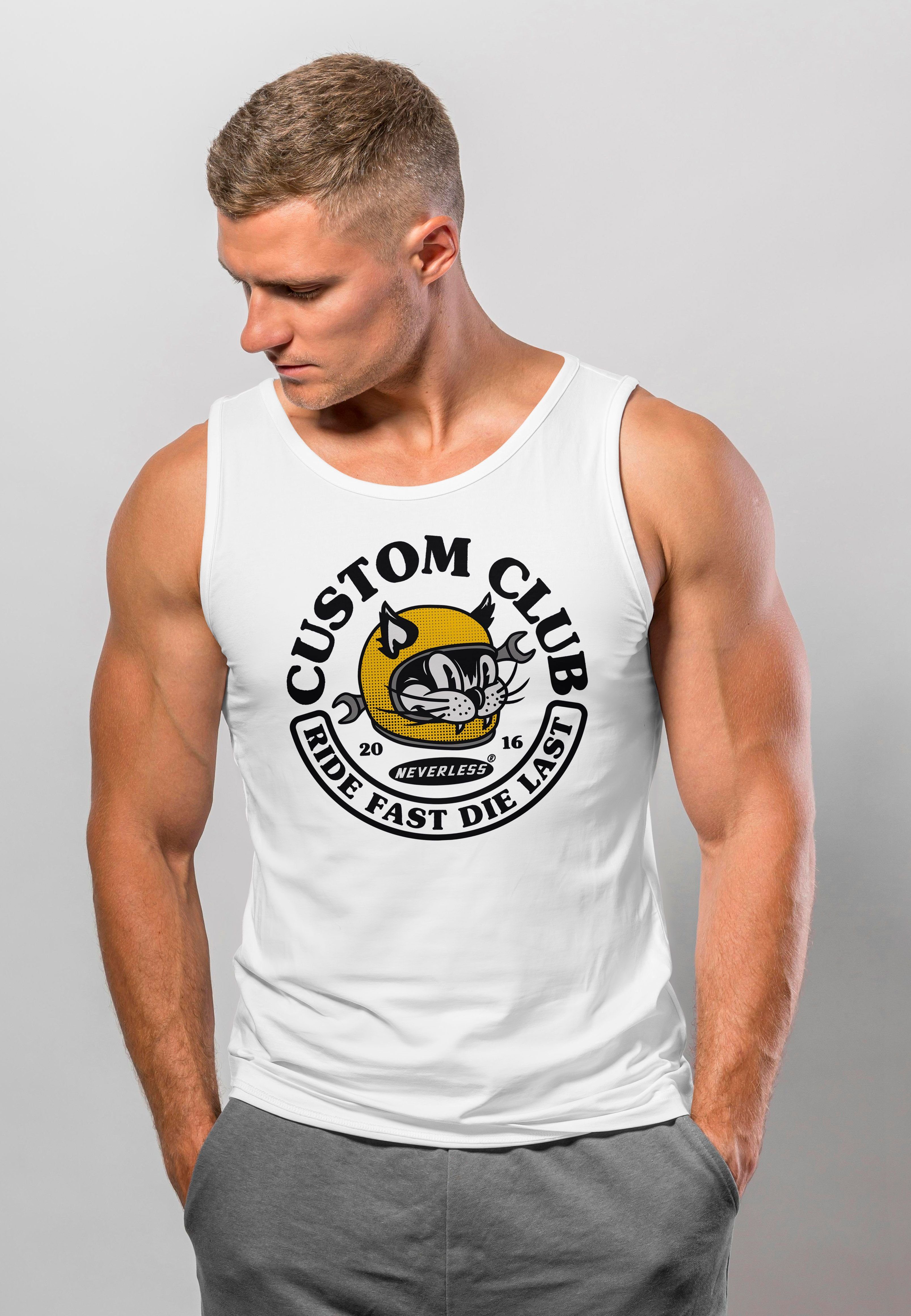 Neverless Tanktop Herren Tank-Top Biker Motiv günstig online kaufen