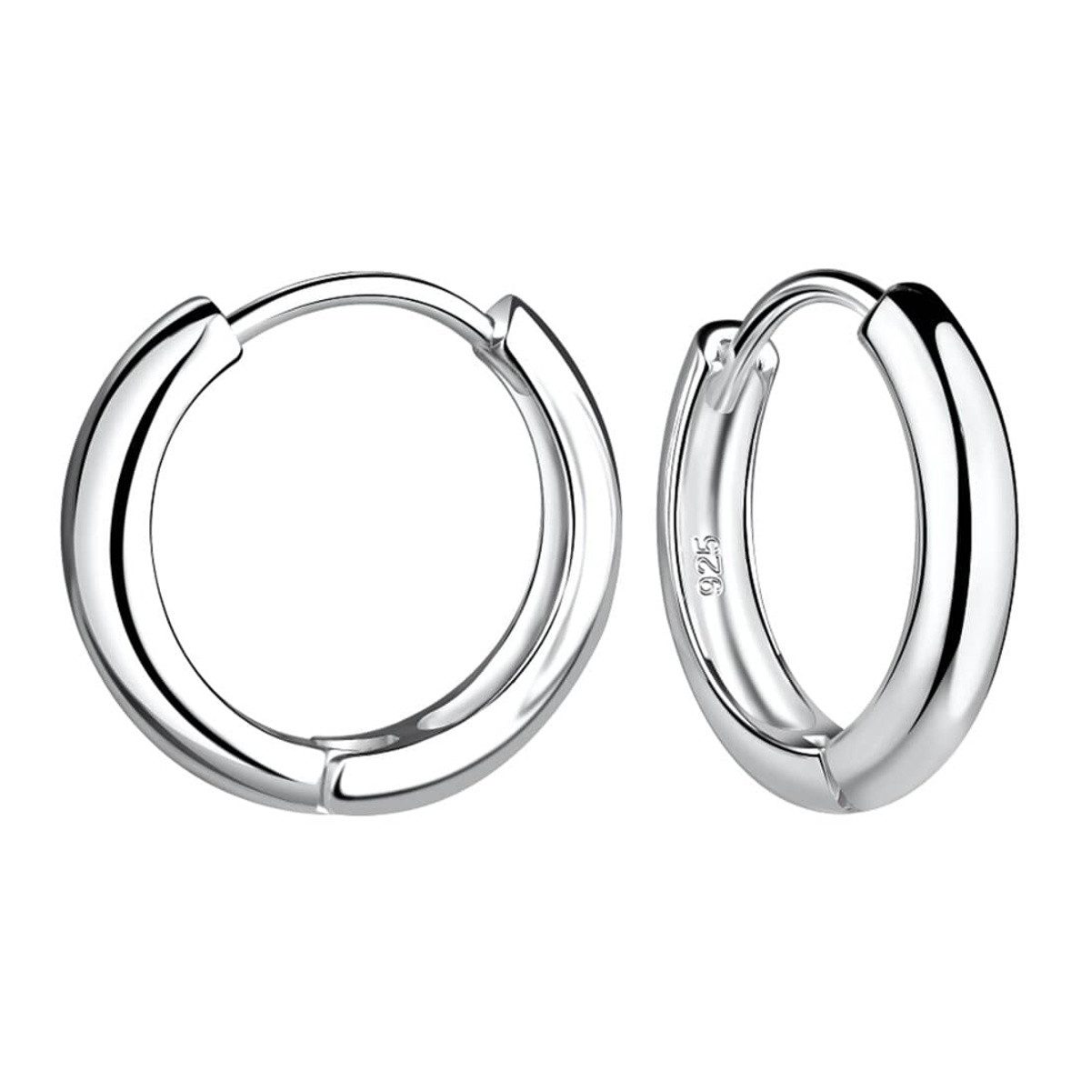 ALEXANDER YORK Paar Creolen HUGGIES rund (22 mm), 2-tlg., 925 Sterling Silber