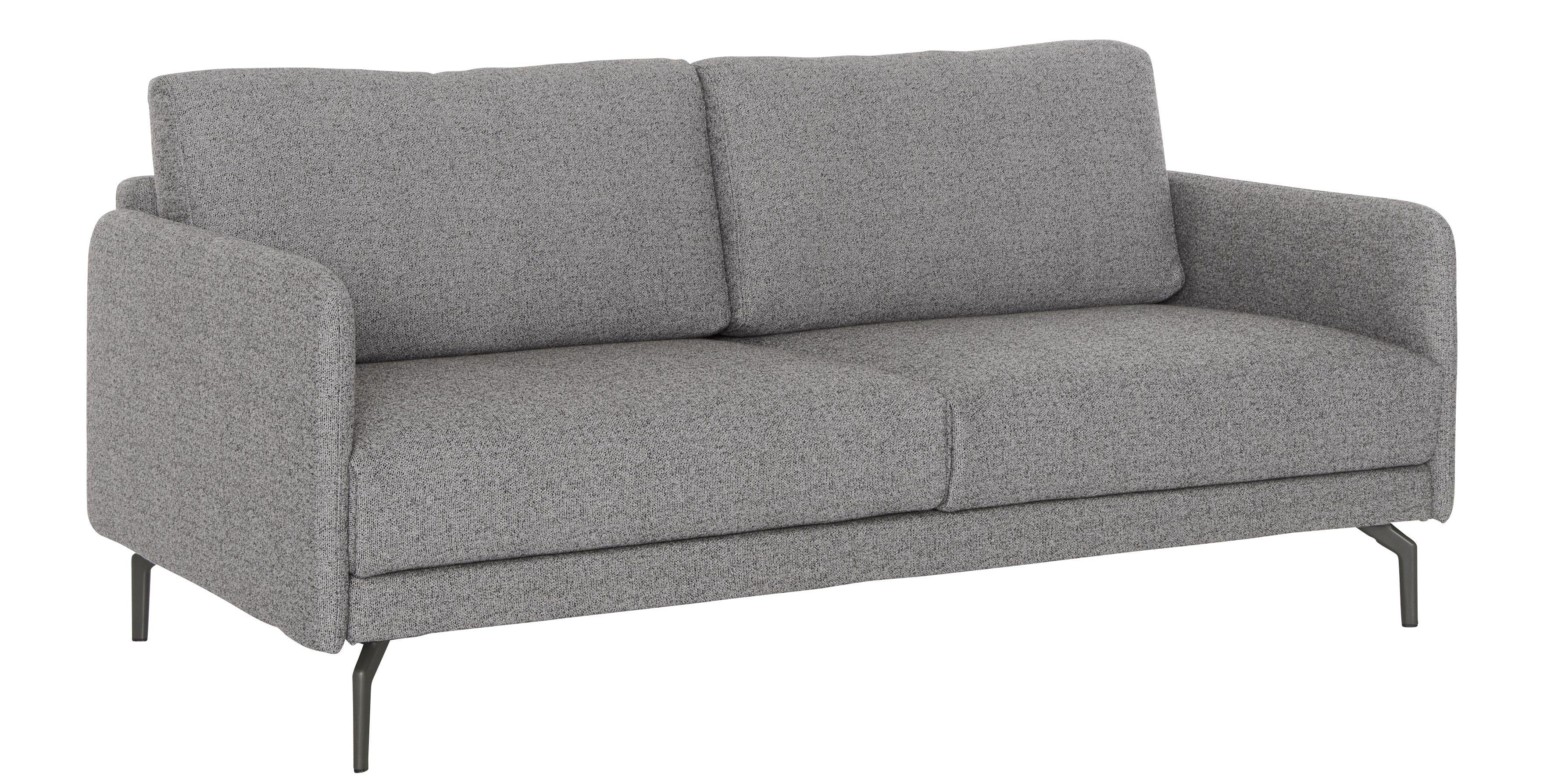 hülsta sofa 2-Sitzer hs.450, Armlehne sehr schmal, Alugussfüße in umbragrau, Breite 150 cm