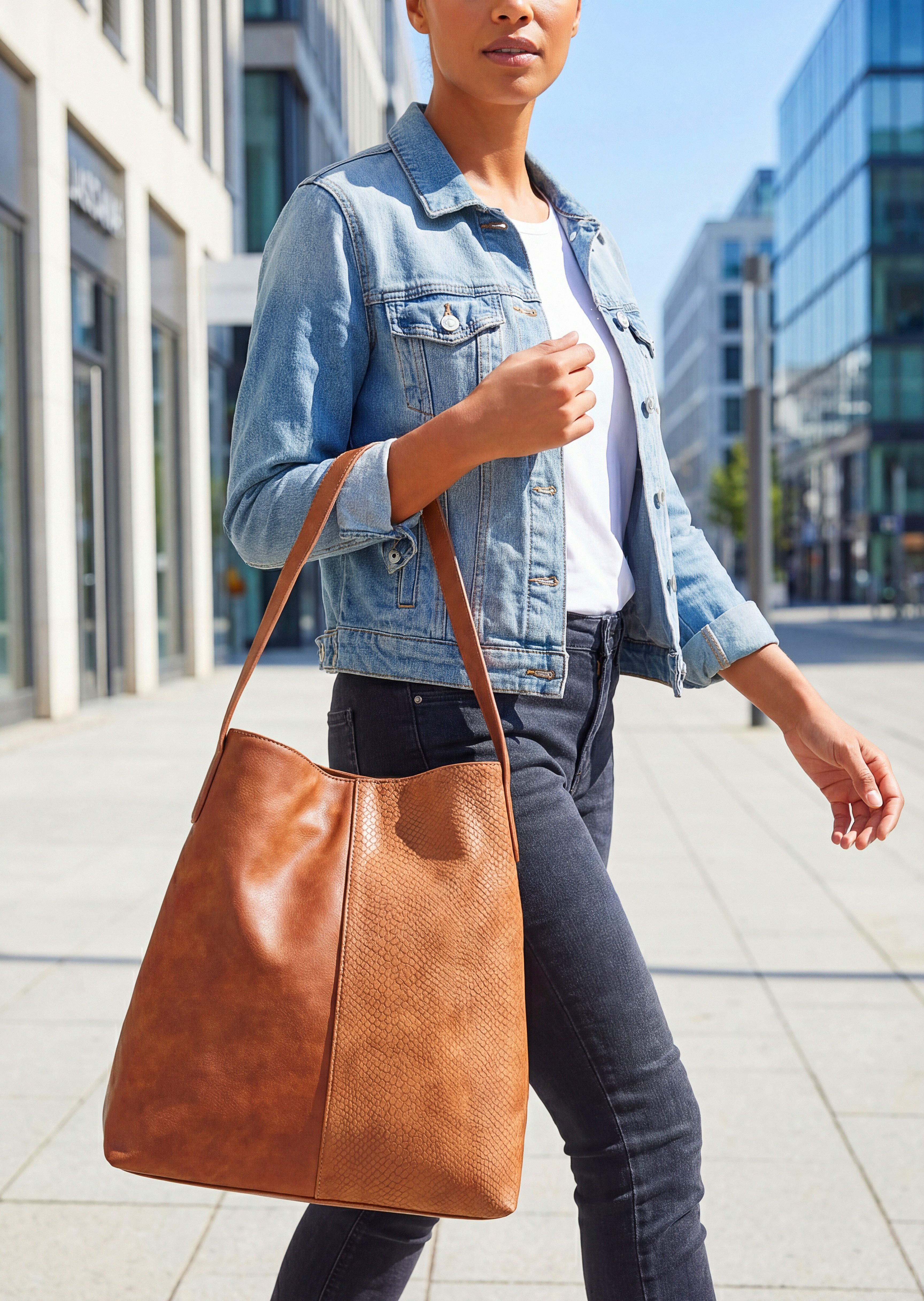 Vivance Shopper Schultertasche (2-tlg), mit kleiner Innentasche, Handtasche günstig online kaufen