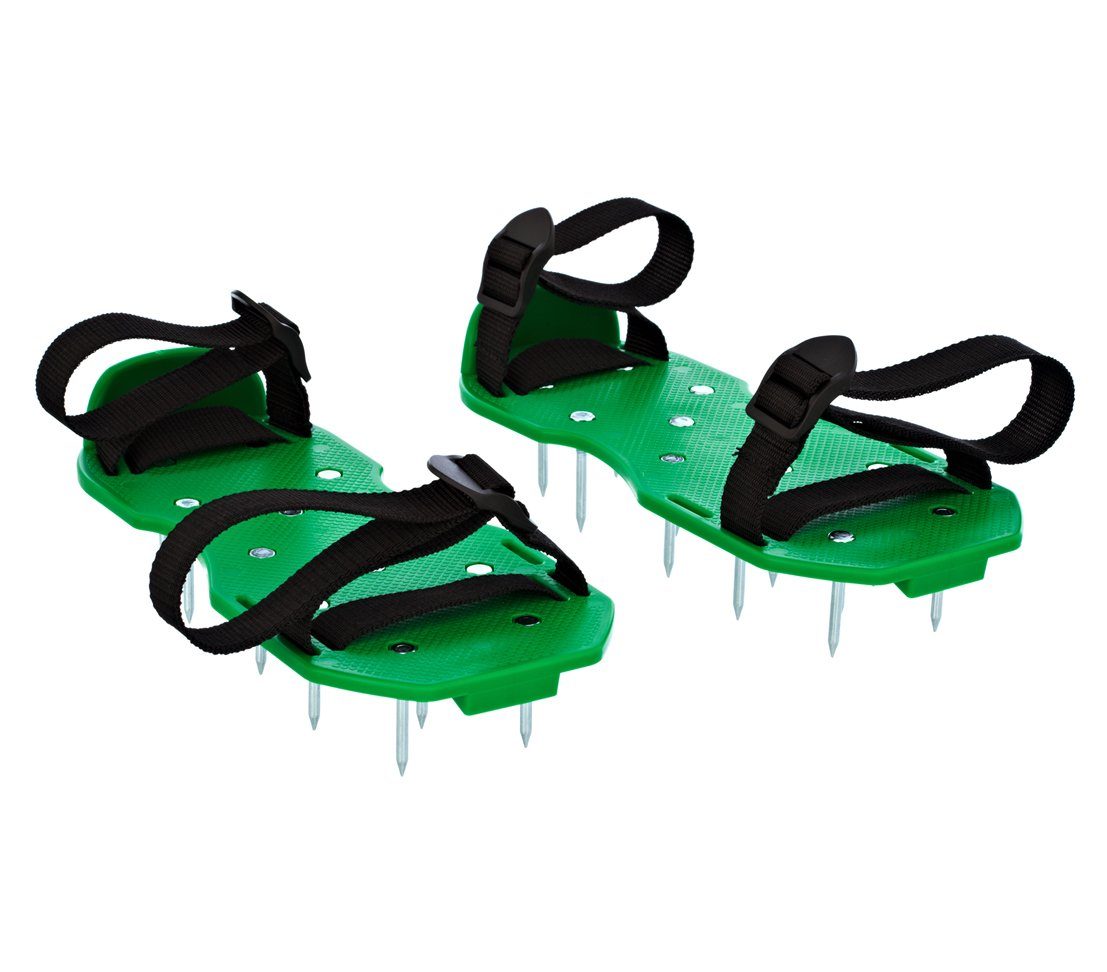 Dehner Gartenpflege-Set Rasenlüfterschuh Sunny, ca. 32 x 15 x 5 cm, grün