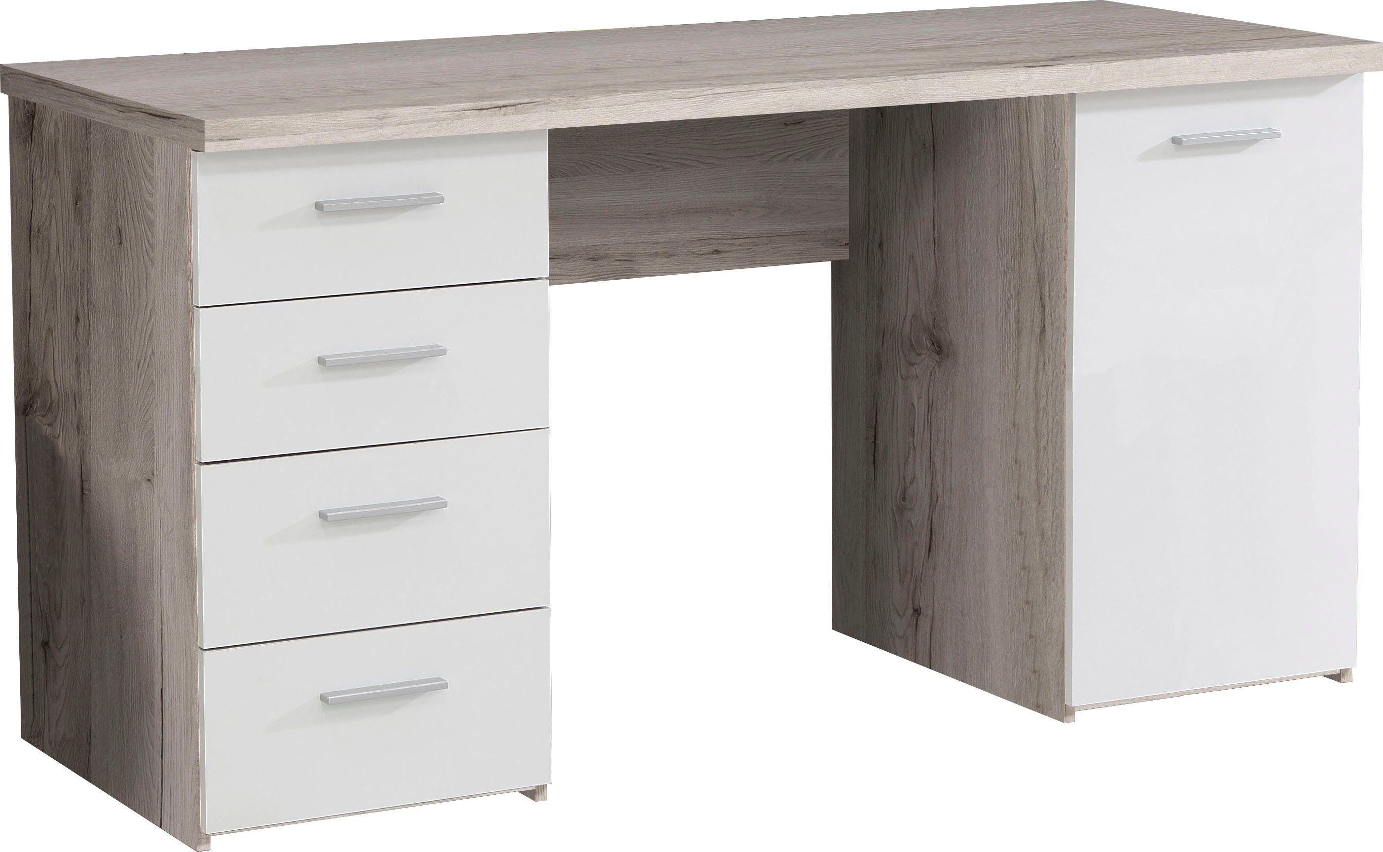 FORTE Schreibtisch Netta, Breite 145 cm, mit Schubladen günstig online kaufen