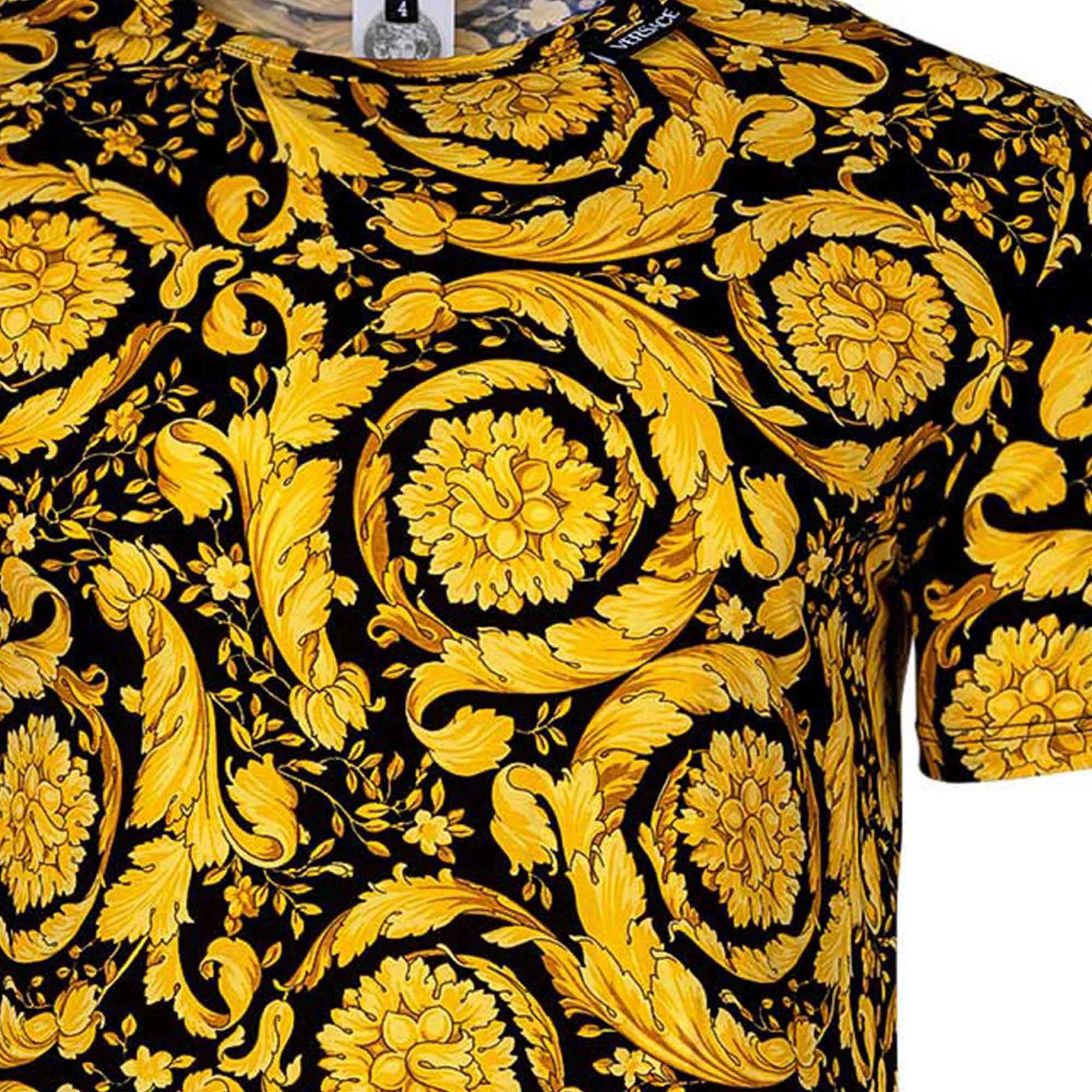 Versace T-Shirt Herren T-Shirt 1er Pack Baumwolle (Packung, 1er Pack) – Bild 3 von 3