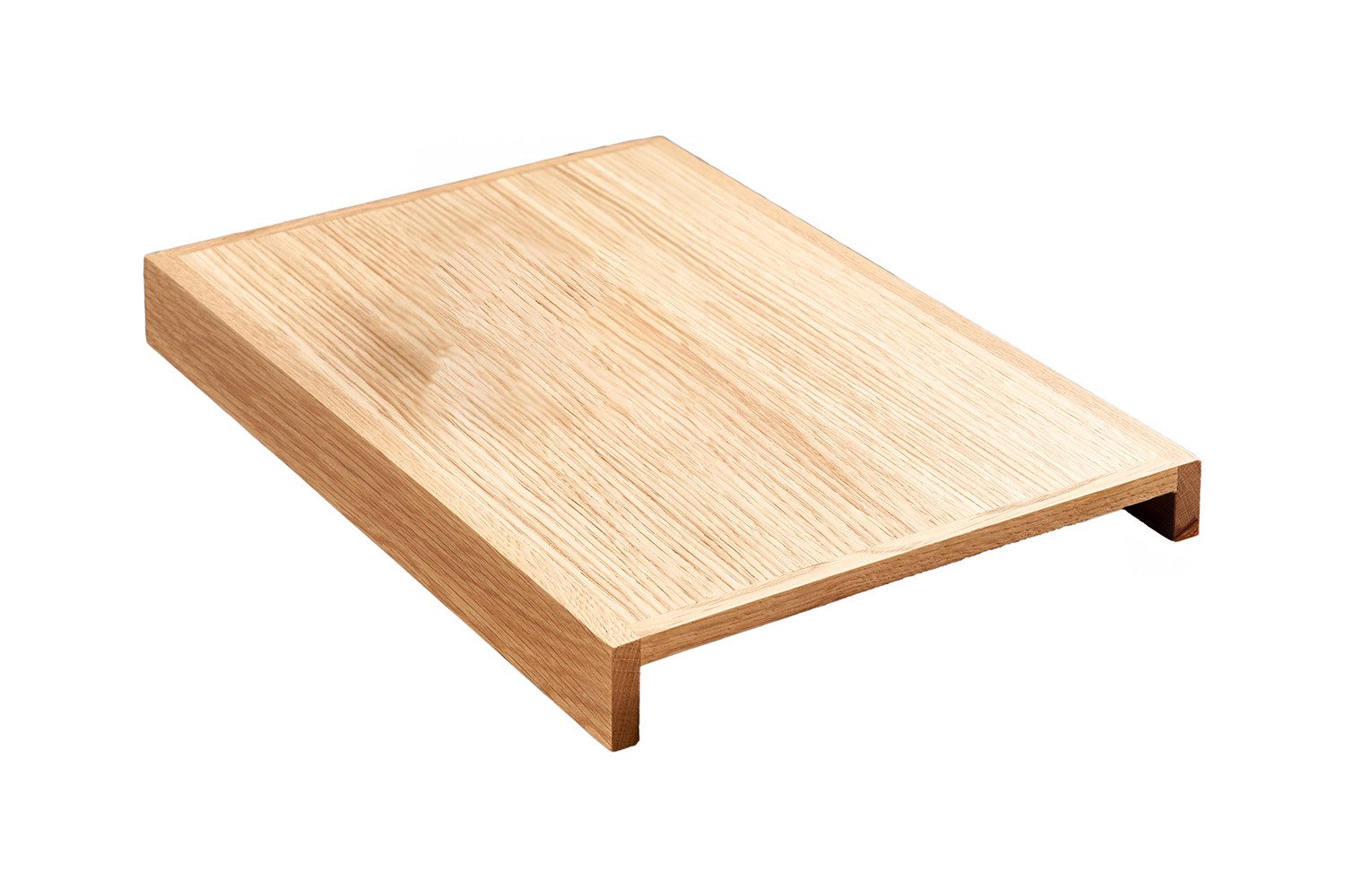 KAWOLA Dekoobjekt MADELINE, Holztablett Eiche für Armlehne verschiedene Farben