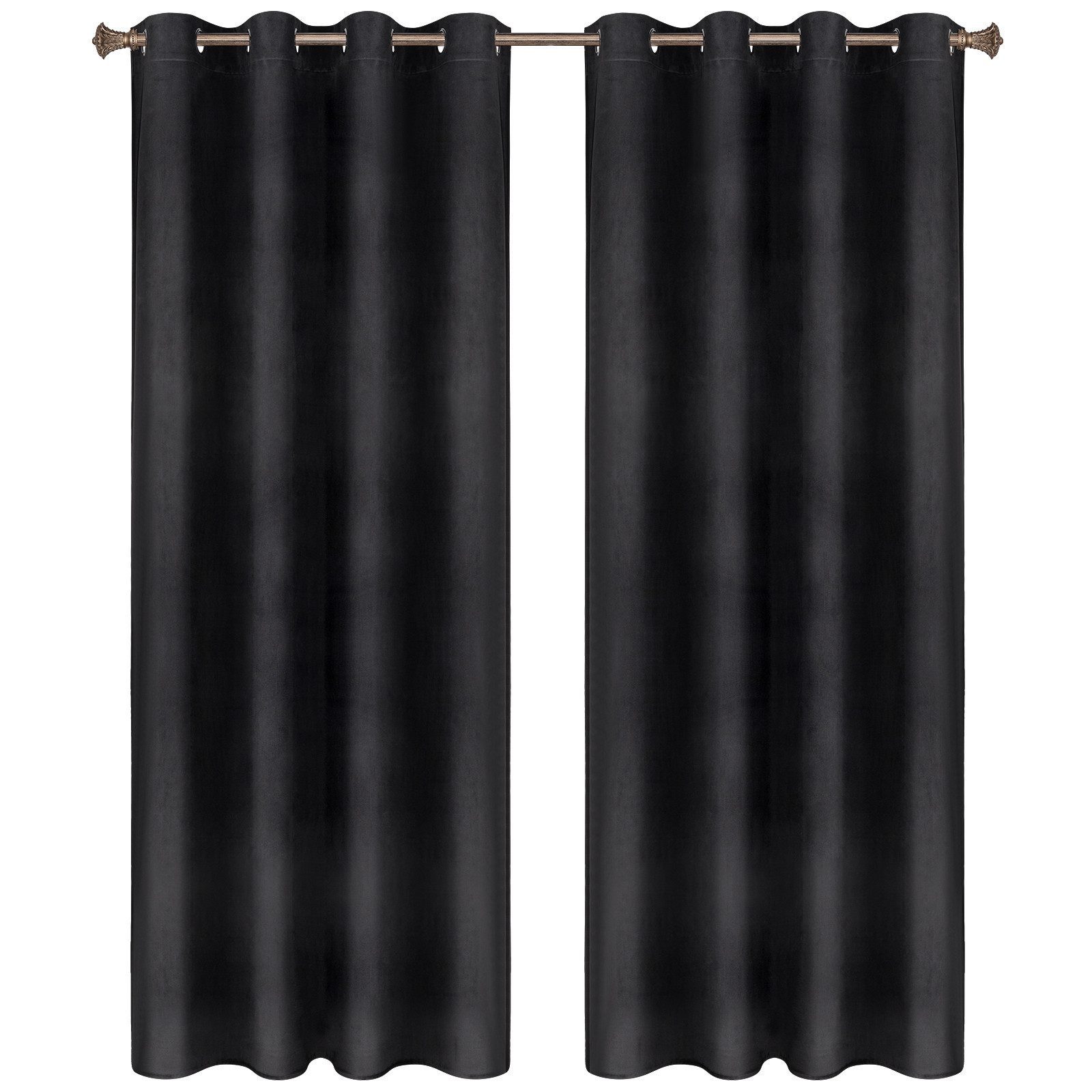 Woltu Verdunkelungsvorhang (2 St), Stangendurchzug, verdunkelnd, mit Ösen b günstig online kaufen