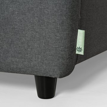 ZINUS 3-Sitzer RICARDO 3-Sitziges Gepolstertes Zeitloses Sofa > Grau, Sofa in einer Box