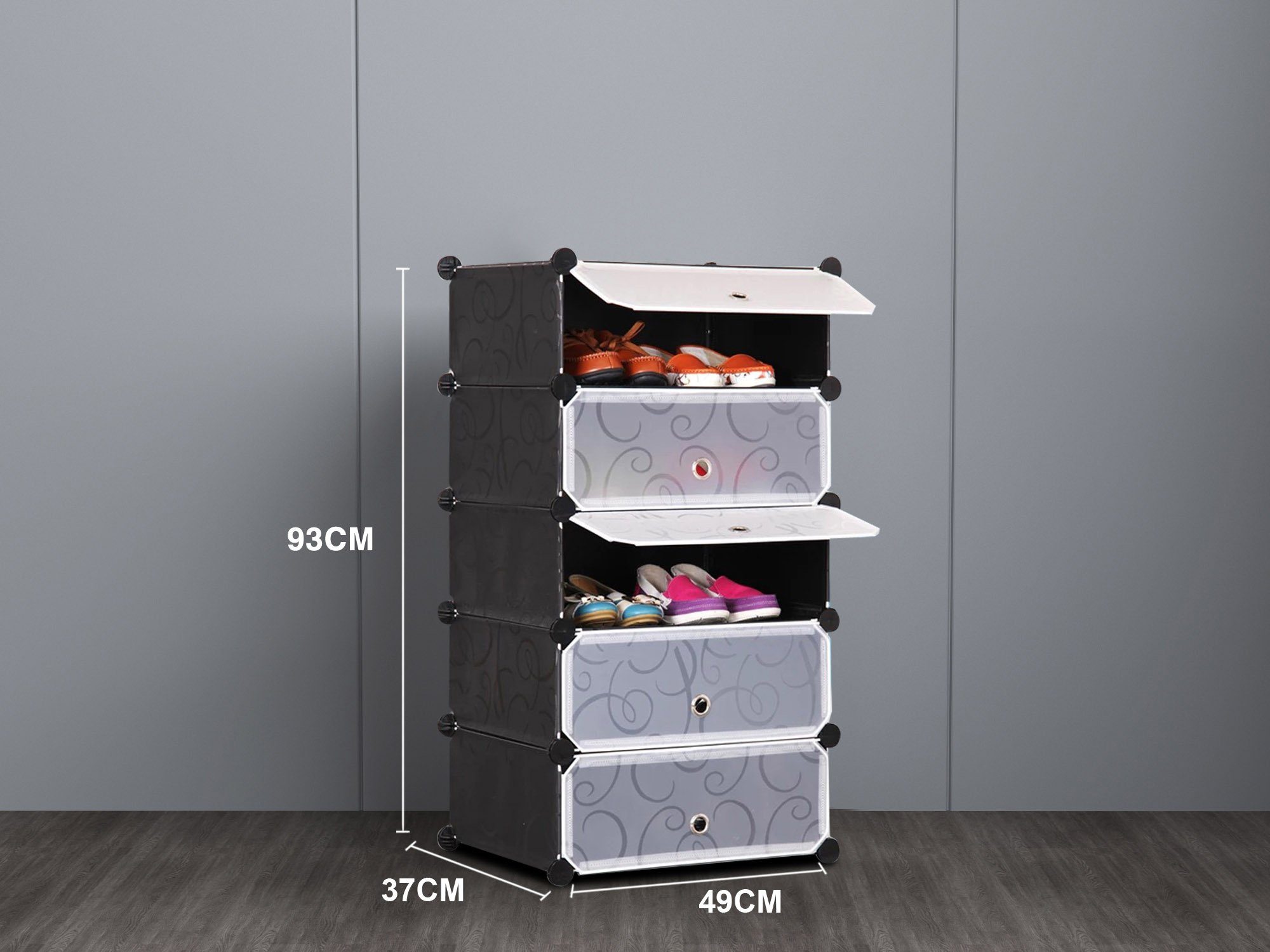 Home Collective Schuhschrank Modular, Kombischrank, Steckregal, wasser- und günstig online kaufen