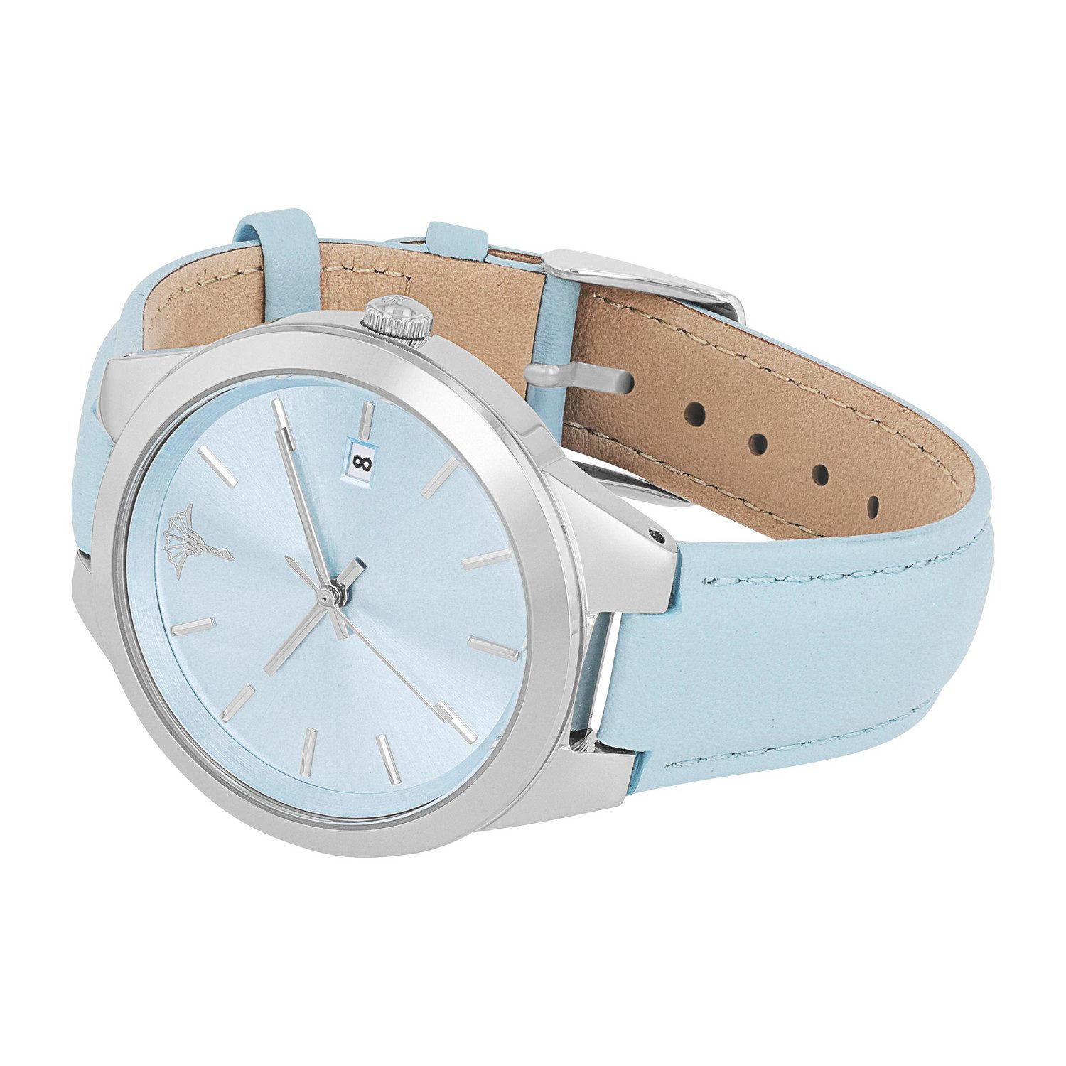 JOOP! Quarzuhr 2100487, Armbanduhr, Damenuhr, Lederarmband, analog, Jahr, Monat