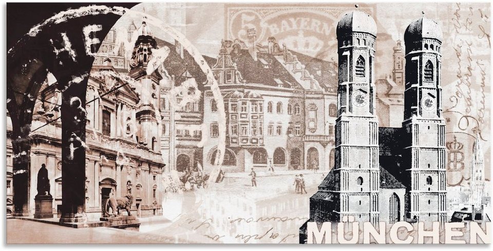 Artland Wandbild München, Deutschland (1 St), als Alubild, Leinwandbild,  Wandaufkleber oder Poster in versch. Größen