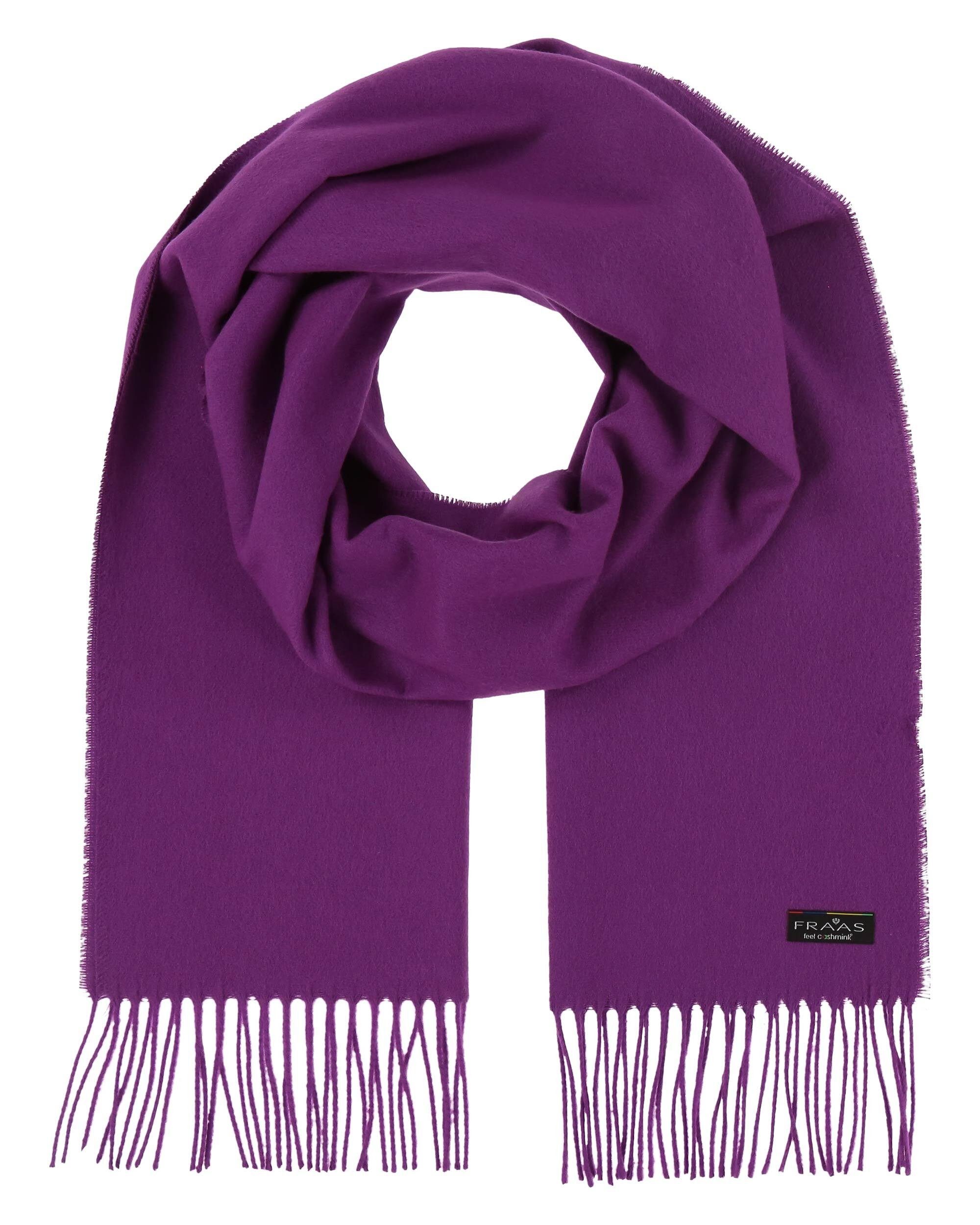 Fraas Modeschal Cashmink® Schal, (1-St), Co2 neutral royal purple