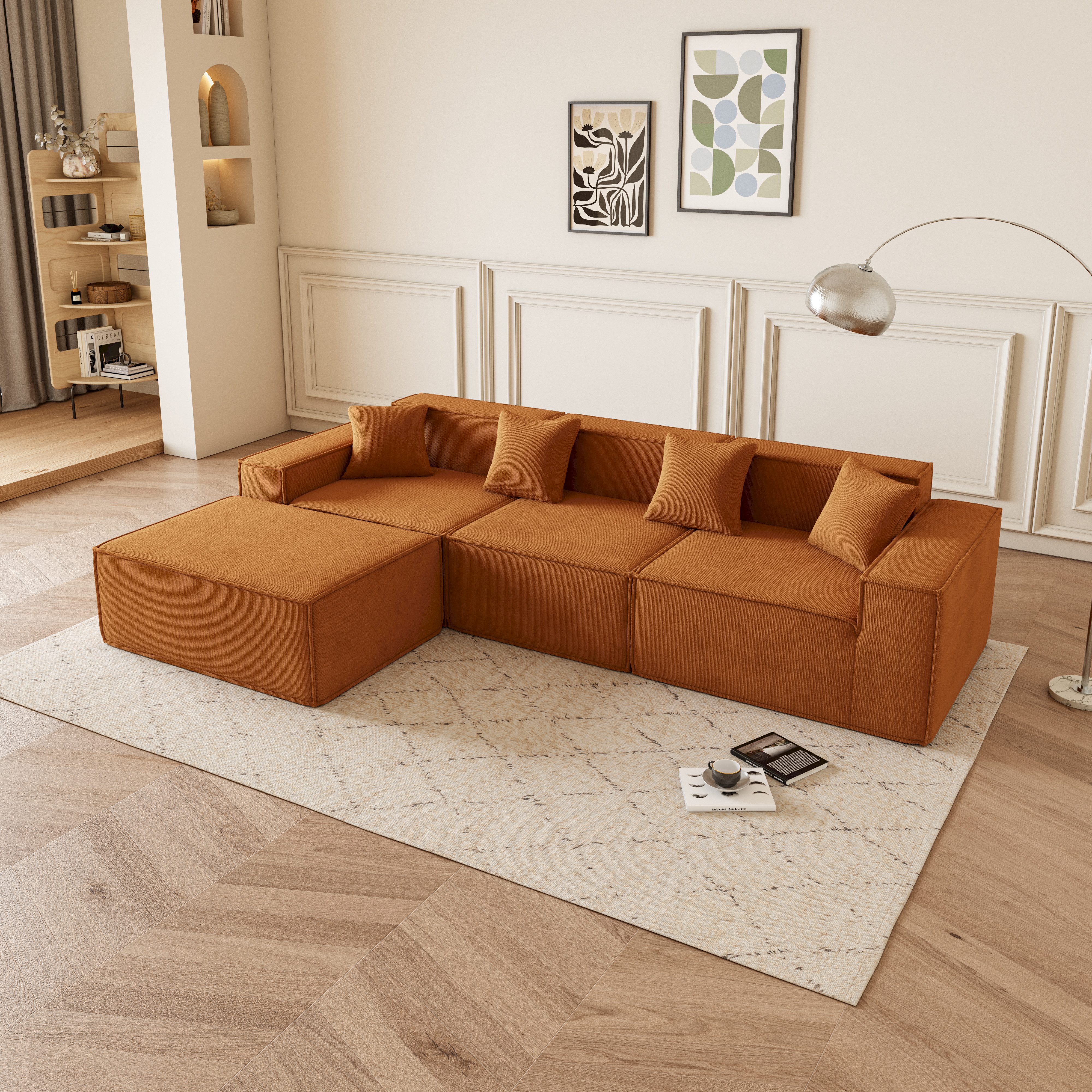 JOULISE Ecksofa NALIVO 3-Sitzer Sofa in günstig online kaufen