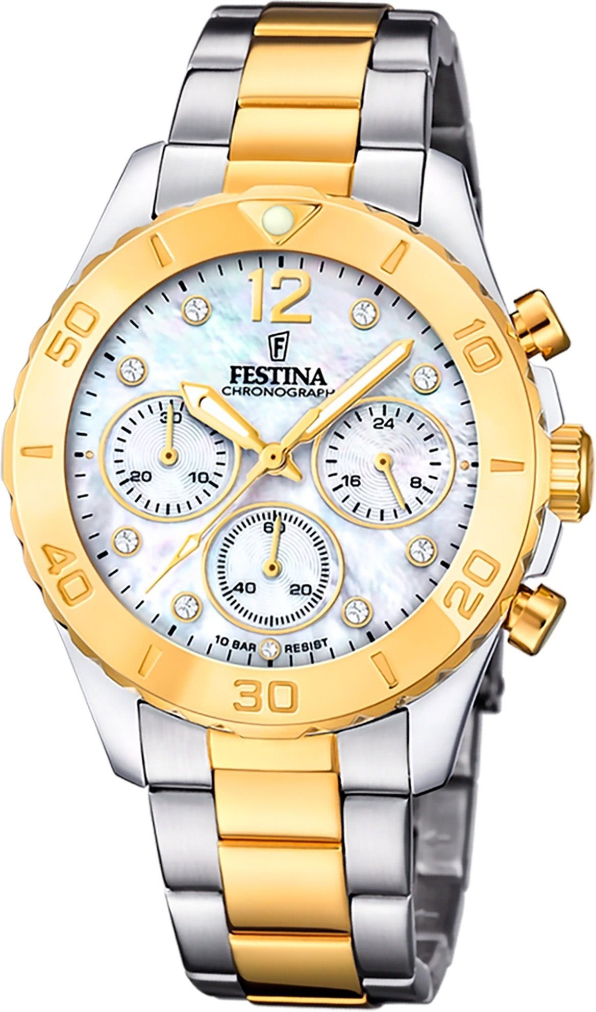 Festina Quarzuhr Festina Damenuhr Boyfriend, (Analoguhr), Damen Armbanduhr günstig online kaufen