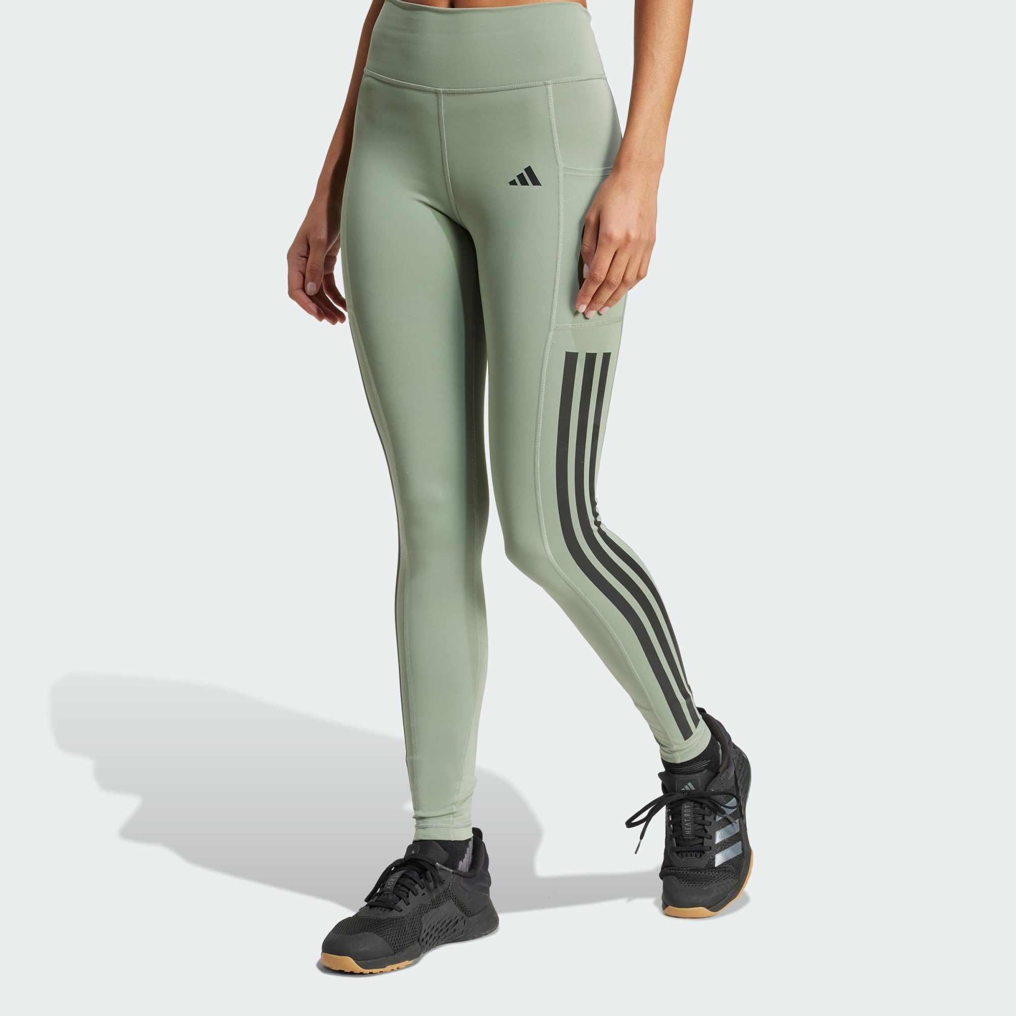 adidas Performance Funktionstights OPTIME 3-STREIFEN FULL-LENGTH günstig online kaufen