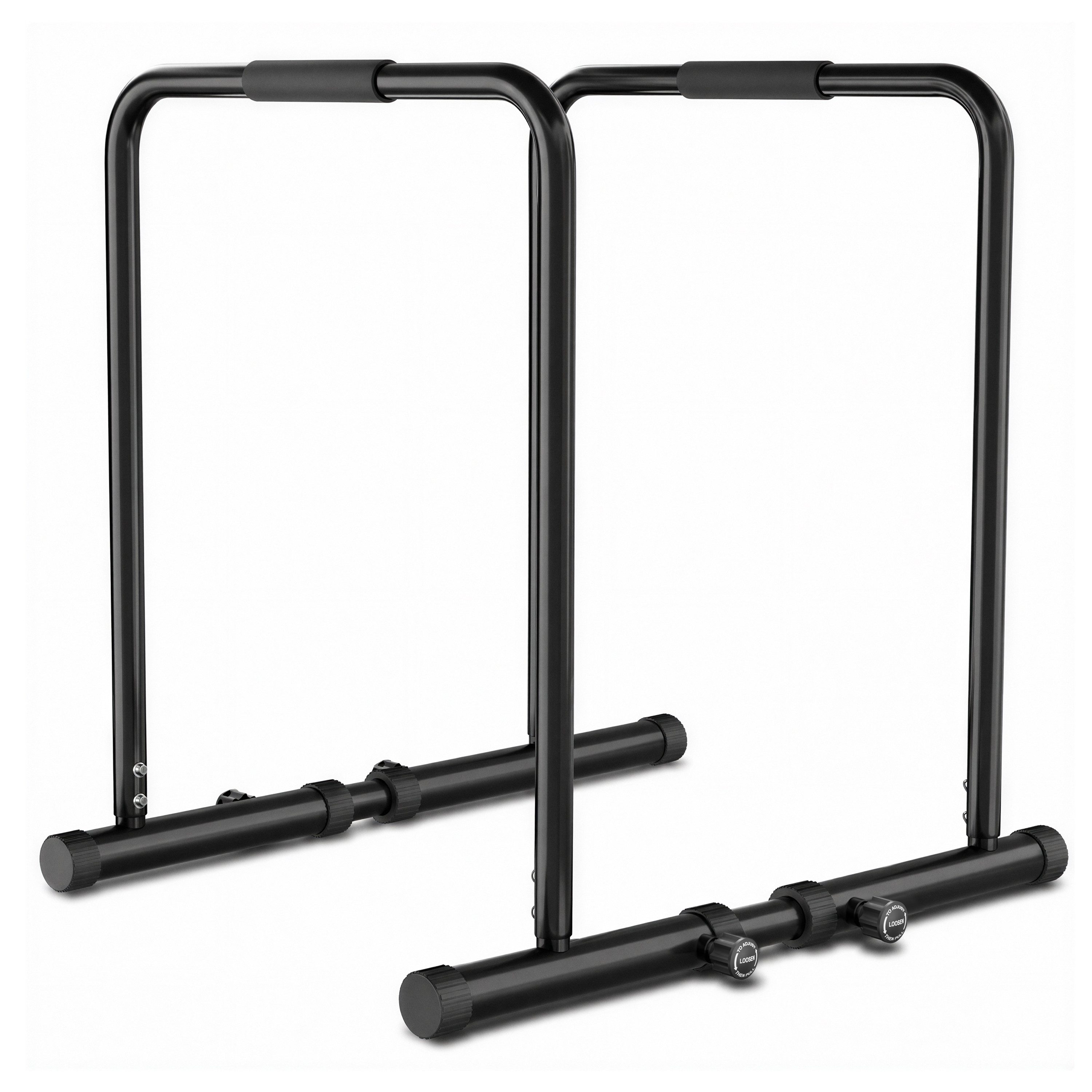 Sportstech Kraftstation PT500, Dip Barren, 300 kg belastbar, bis 90 cm höhenverstellbar