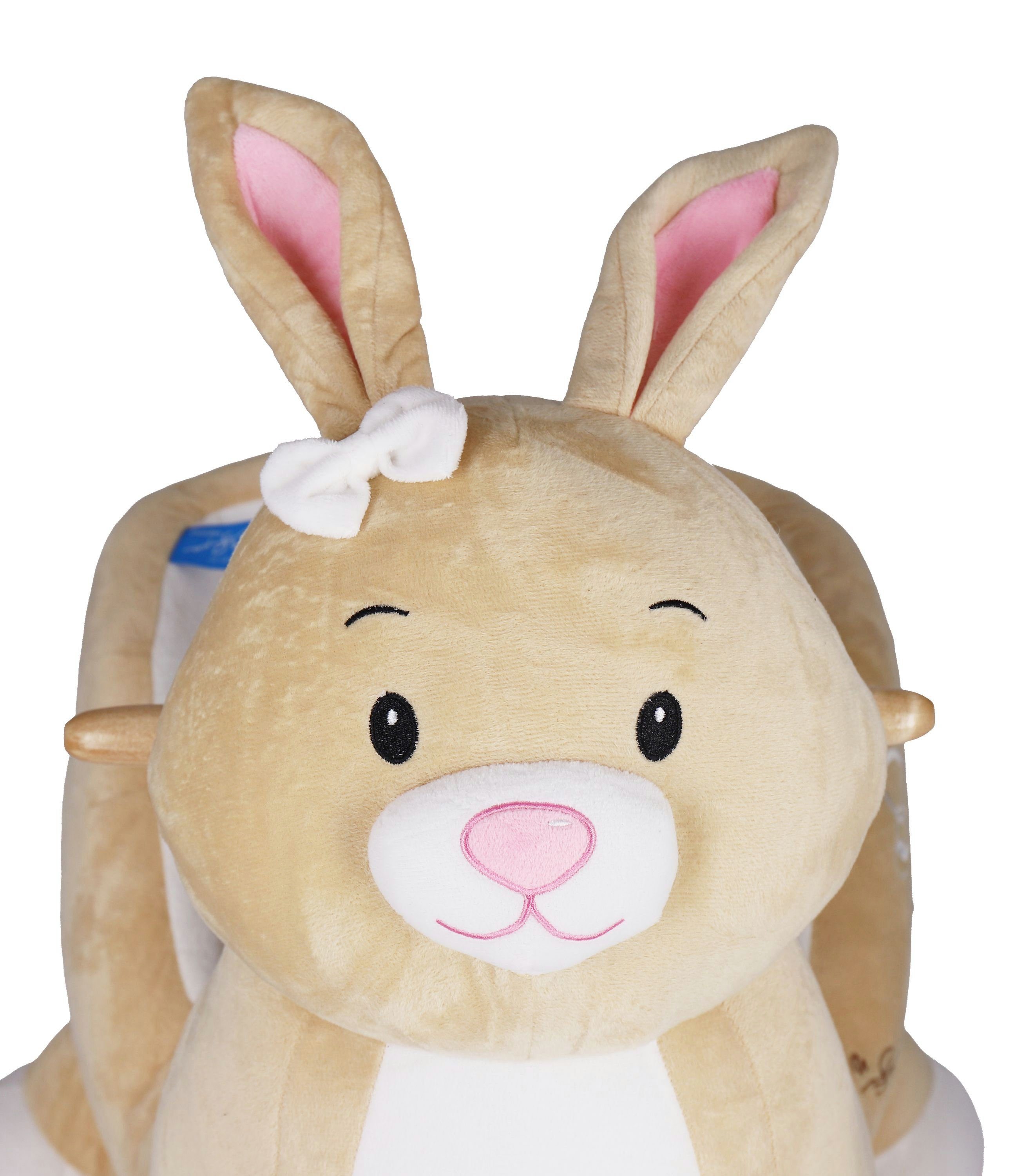 BIECO Schaukelpferd Bieco Plüsch Schaukeltier Hase günstig online kaufen