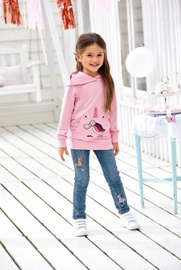 KIDSWORLD Longsweatshirt für kleine Mädchen mit niedlichem Taschendruck