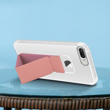 Cadorabo Handyhülle Apple iPhone 7 PLUS / 7S PLUS / 8 PLUS Apple iPhone 7 PLUS / 7S PLUS / 8 PLUS, Schutzhülle - TPU Silikon Hülle - mit Halterung - Standfunktion