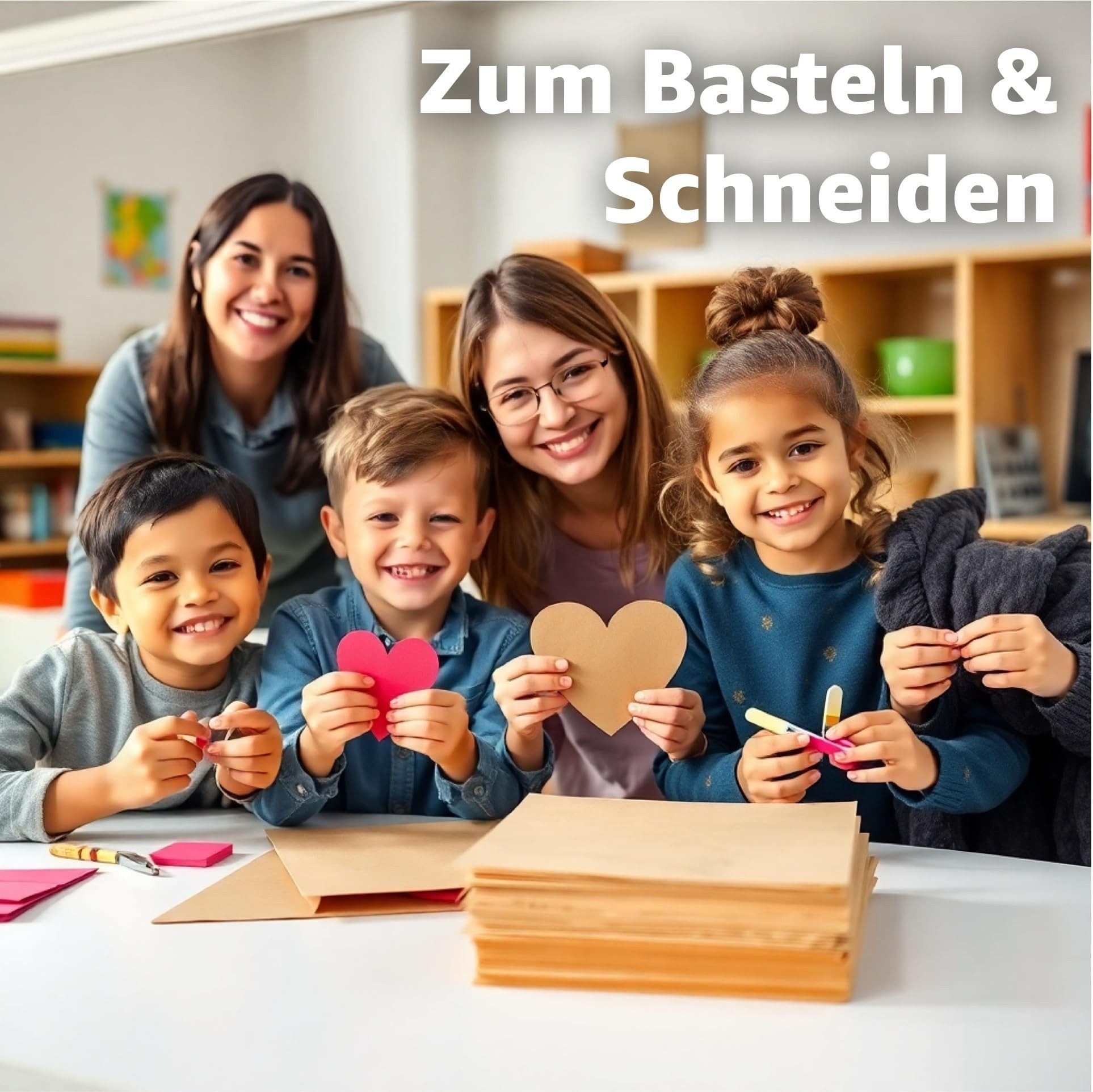 Bastelfreund® Kraftpapier 100x Blatt Kraftpapier DIN A4 - 160 g/m² - Naturpapier - Druckpapier, Bedruckbar; Papierstärke 200 g/m²