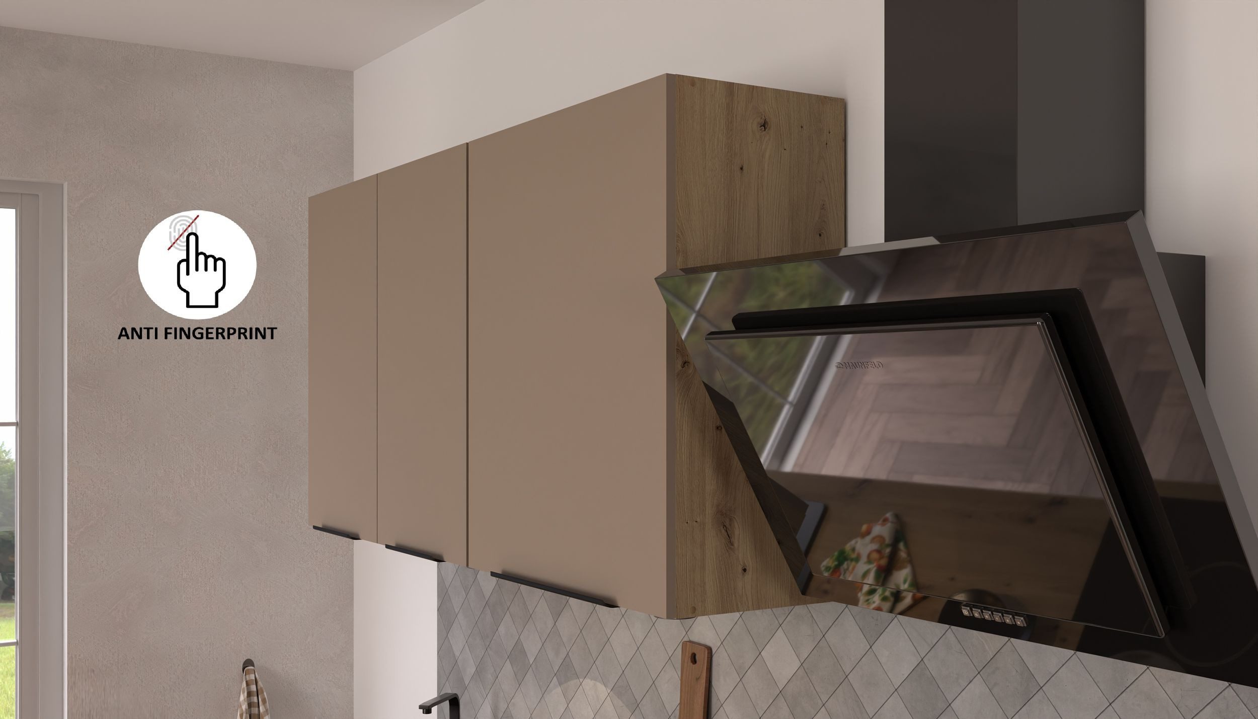 Küchen-Preisbombe Küchenzeile ARIA K-AR - 220 + 120cm Anti Fingerprint Küchenblock Küche Einbauküche – Bild 5 von 5