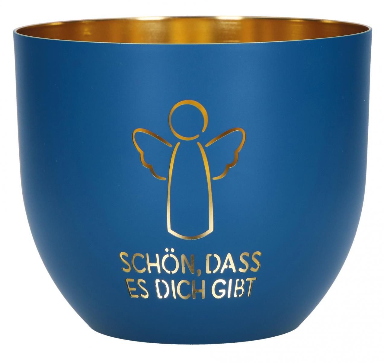 Grußkarte Metallwindlicht - Schön, dass es dich gibt